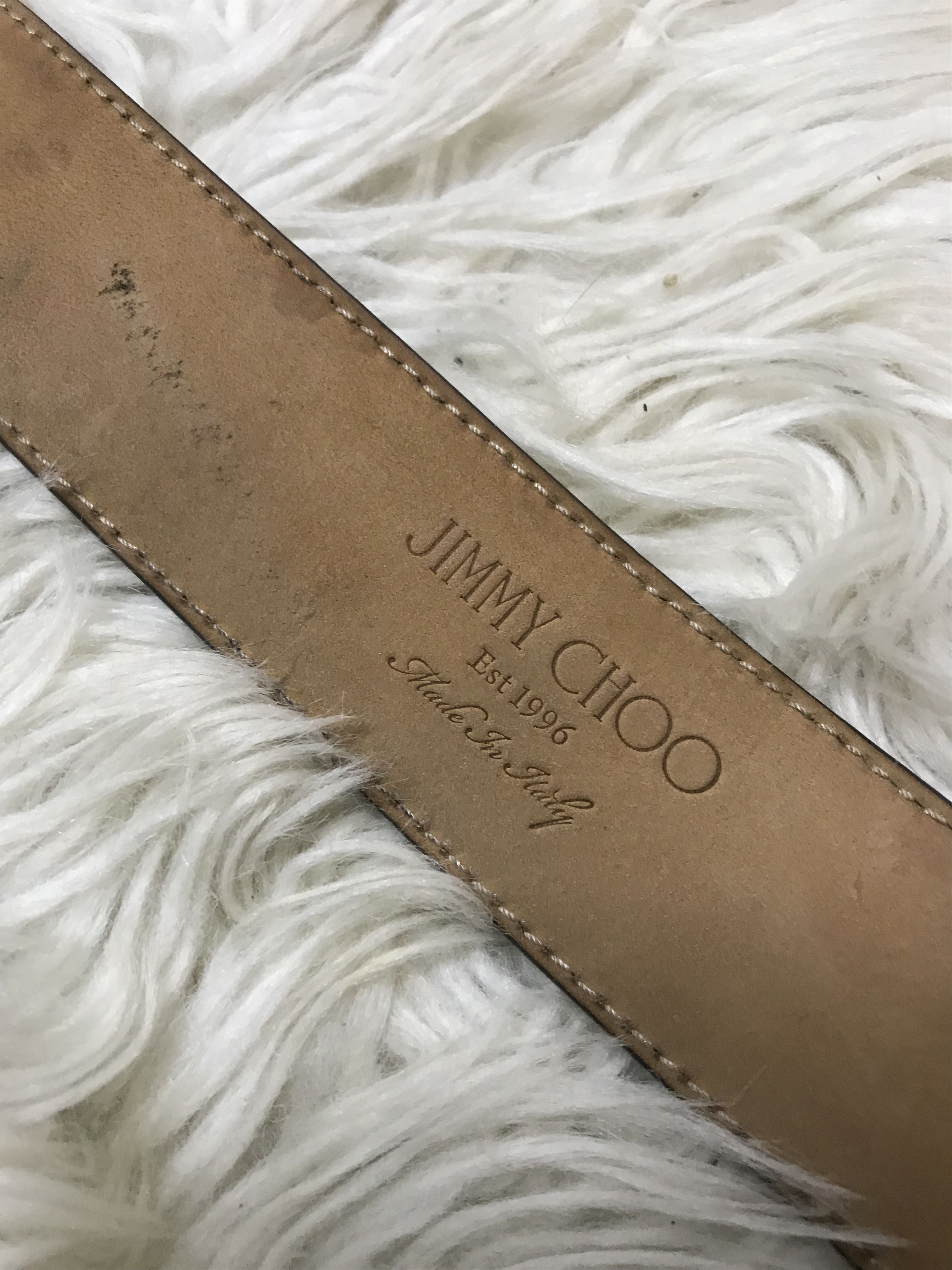 Jimmy Choo Jimmy Choo Crocodile Blue Leather Bet Size ONE SIZE - 5 Thumbnail