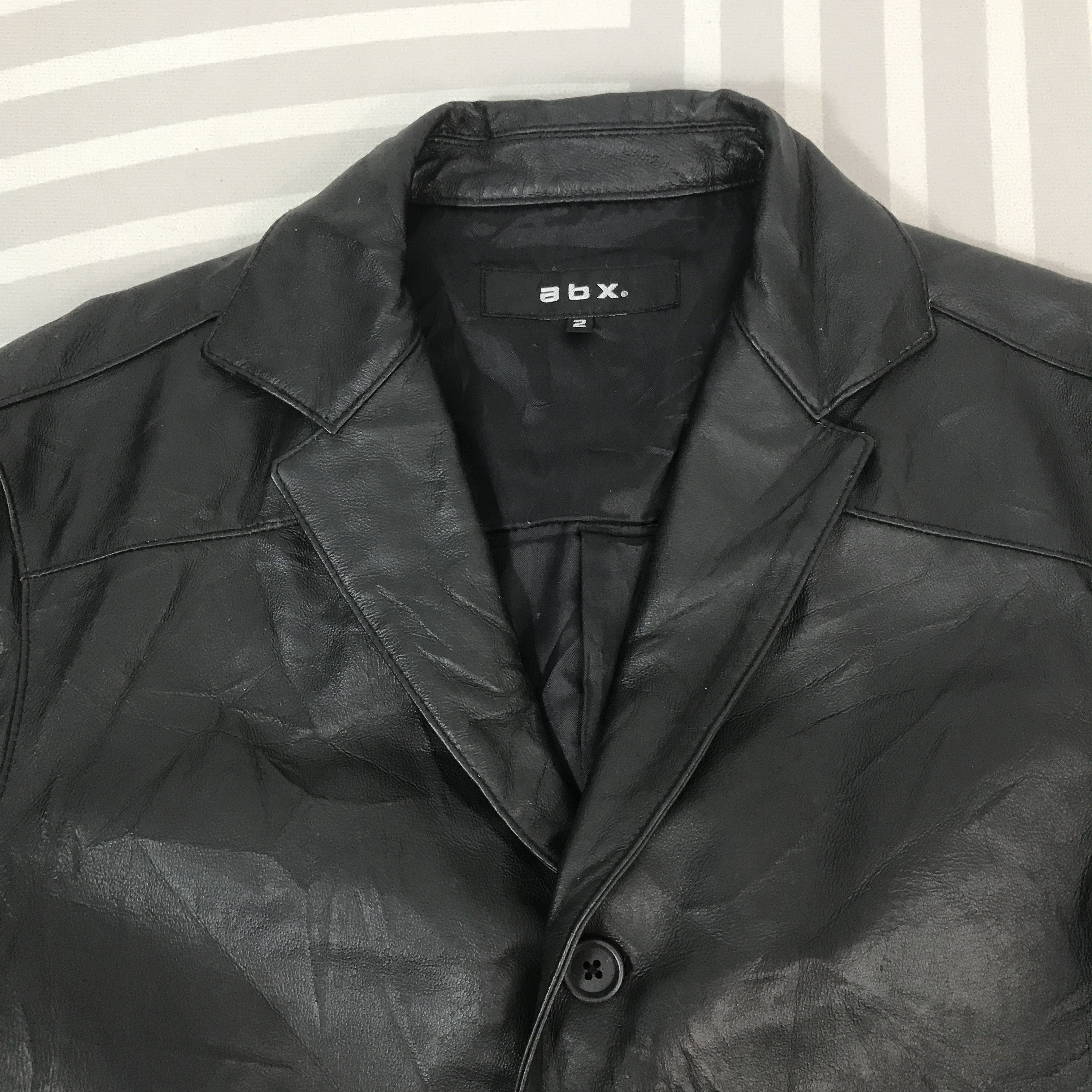 Japanese Brand Vintage Abx Leather Coat Jacket K65B5 Size US M / EU 48-50 / 2 - 7 Thumbnail