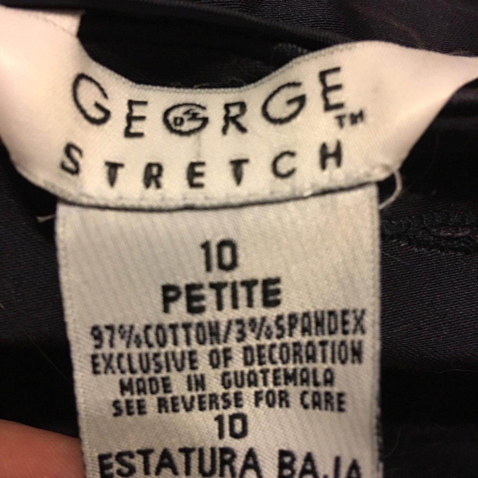 George George Stretch dark navy modern fit pants NWT 10P Size 32" / US 10 / IT 46 - 7 Thumbnail