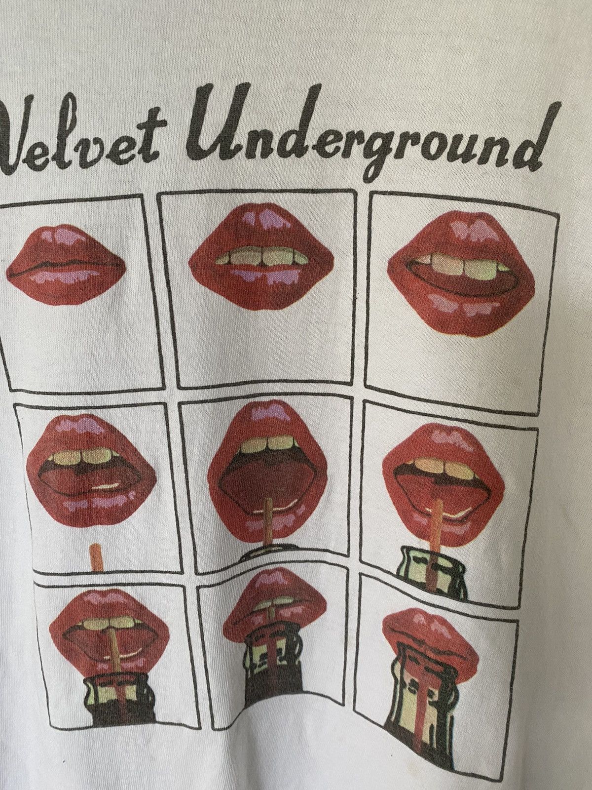 Andy Warhol × Band Tees × Lad Musician 2000s Velvet Underground x Andy Warhol Coke lips tee Size US M / EU 48-50 / 2 - 4 Thumbnail