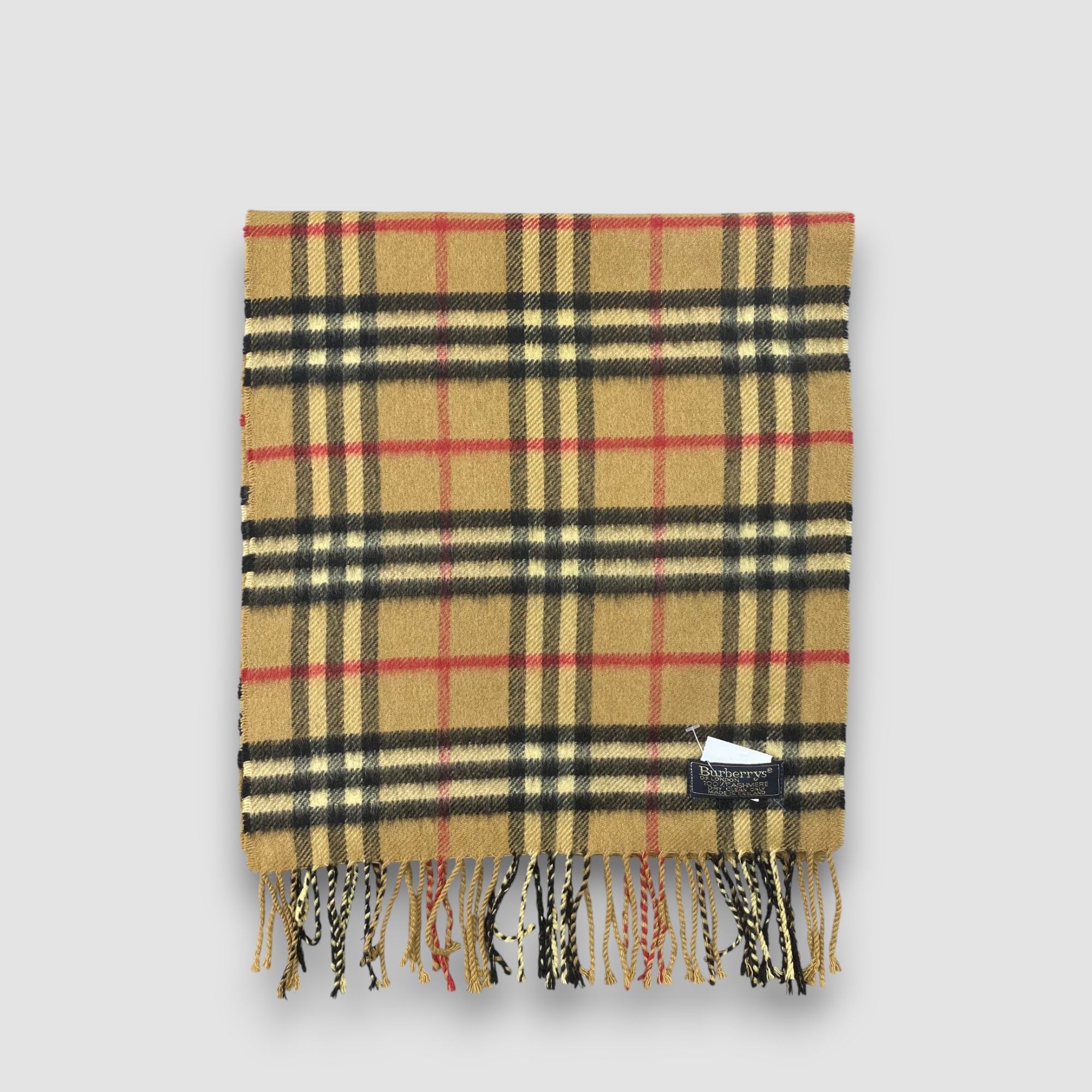 Burberry Vintage Burberry Scarf Muffler Cashmere Nova Check Scarves Size ONE SIZE - 2 Thumbnail