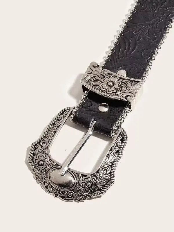Other 122 cm style american western silver snakeskin boho belt Size ONE SIZE - 7 Thumbnail