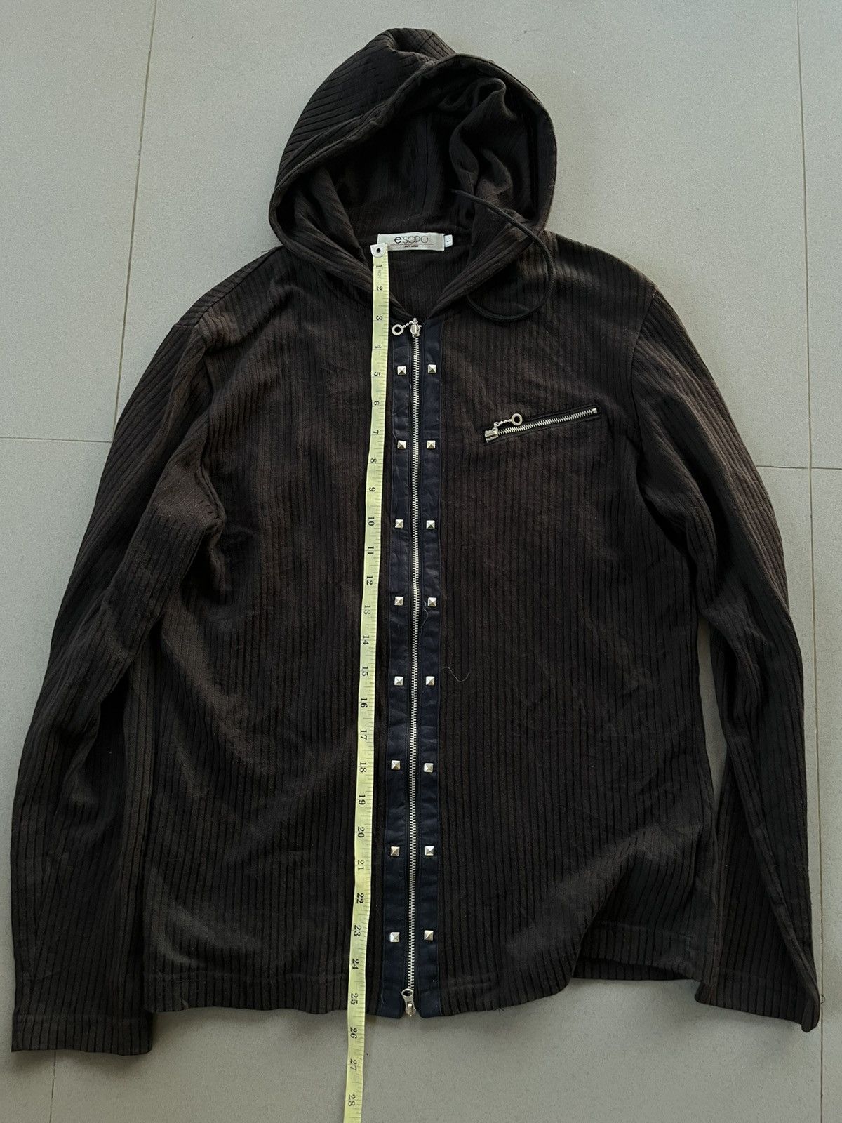Isamu Katayama Backlash JAPANESE 2000’s E’SOPO STUDDED ZIPP HOODIE VKEI PUNK GOTHIC Size US L / EU 52-54 / 3 - 6 Thumbnail