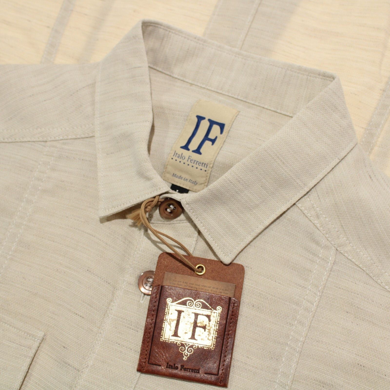 Other Italo Ferretti New with tags Shirt Size L US In Beige Size US L / EU 52-54 / 3 - 1 Thumbnail