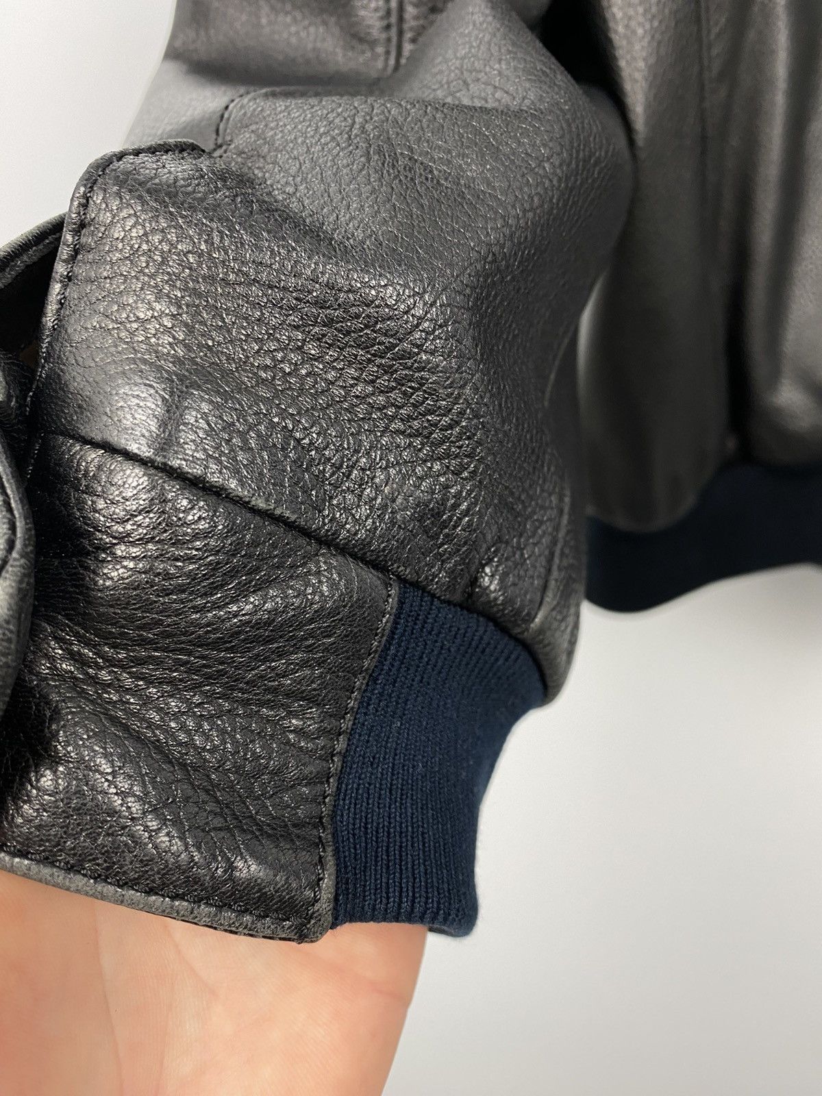 Hugo Boss Kapraun Lamm Nappa Leather Jacket Luxury Size US L / EU 52-54 / 3 - 13 Thumbnail