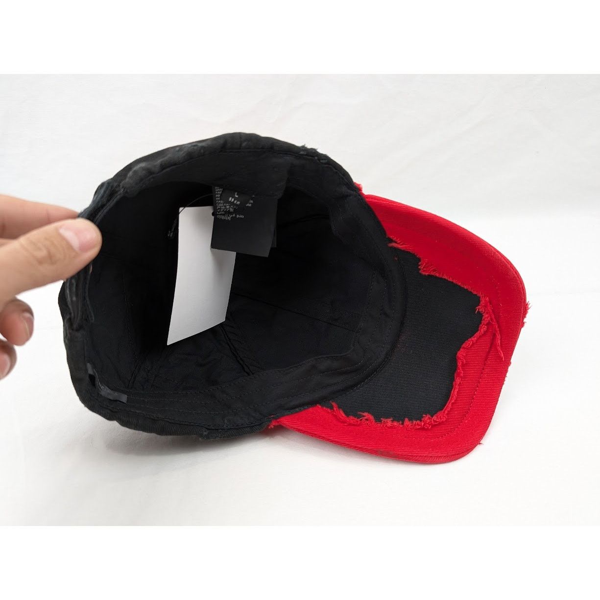 Balenciaga o1rshd1 Size: L / Upcycled Mesh Up Cotton Drill Hat / Cap Size ONE SIZE - 13 Thumbnail