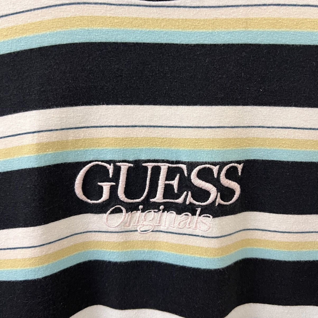 Guess × Vintage VTG GUESS ORIGINAL STRIPE Size US M / EU 48-50 / 2 - 2 Thumbnail