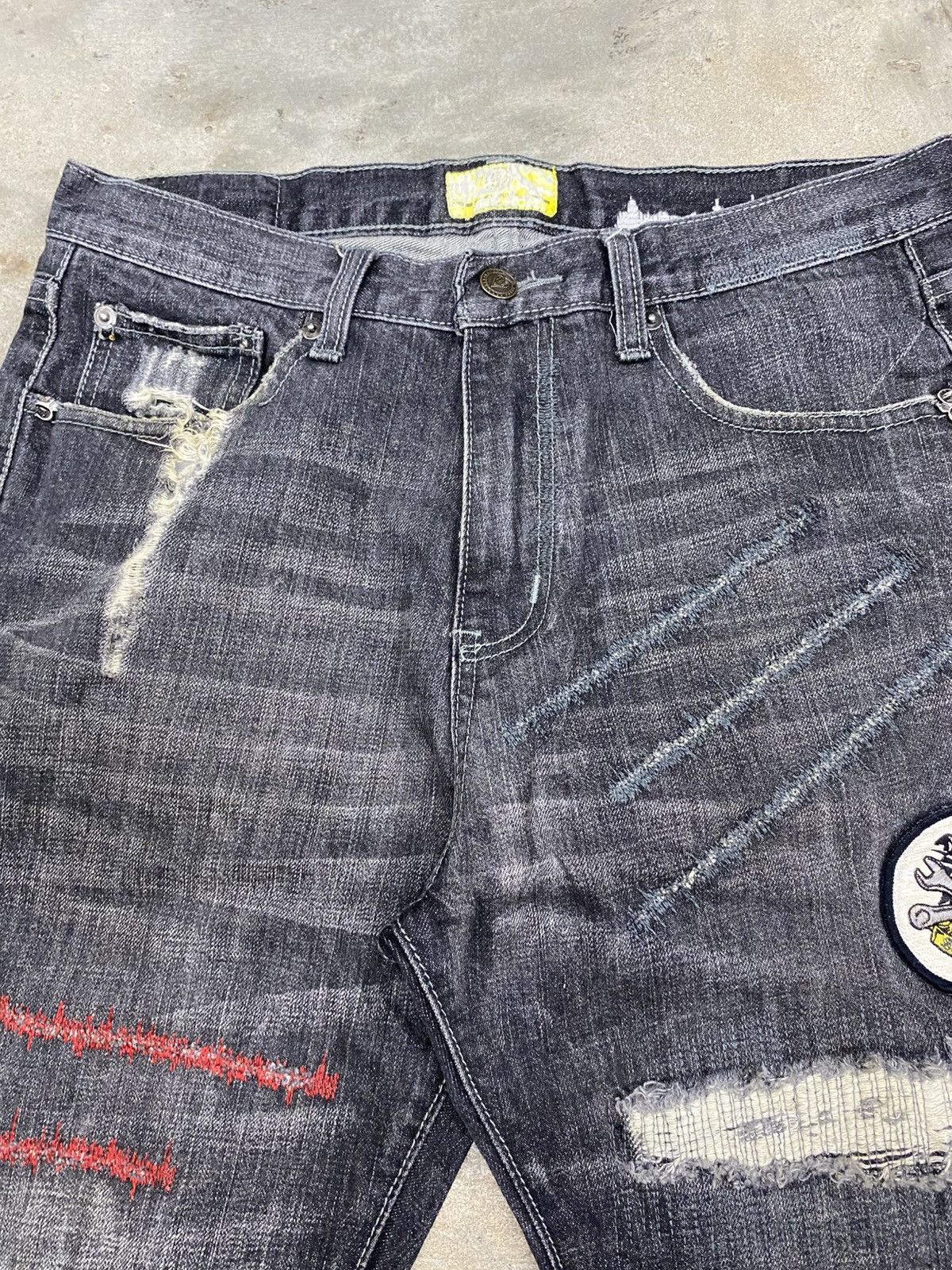 If Six Was Nine × Le Grande Bleu (L.G.B.) 💥bindding offer💥 japan grunge distress violent survival pant Size US 32 / EU 48 - 6 Thumbnail