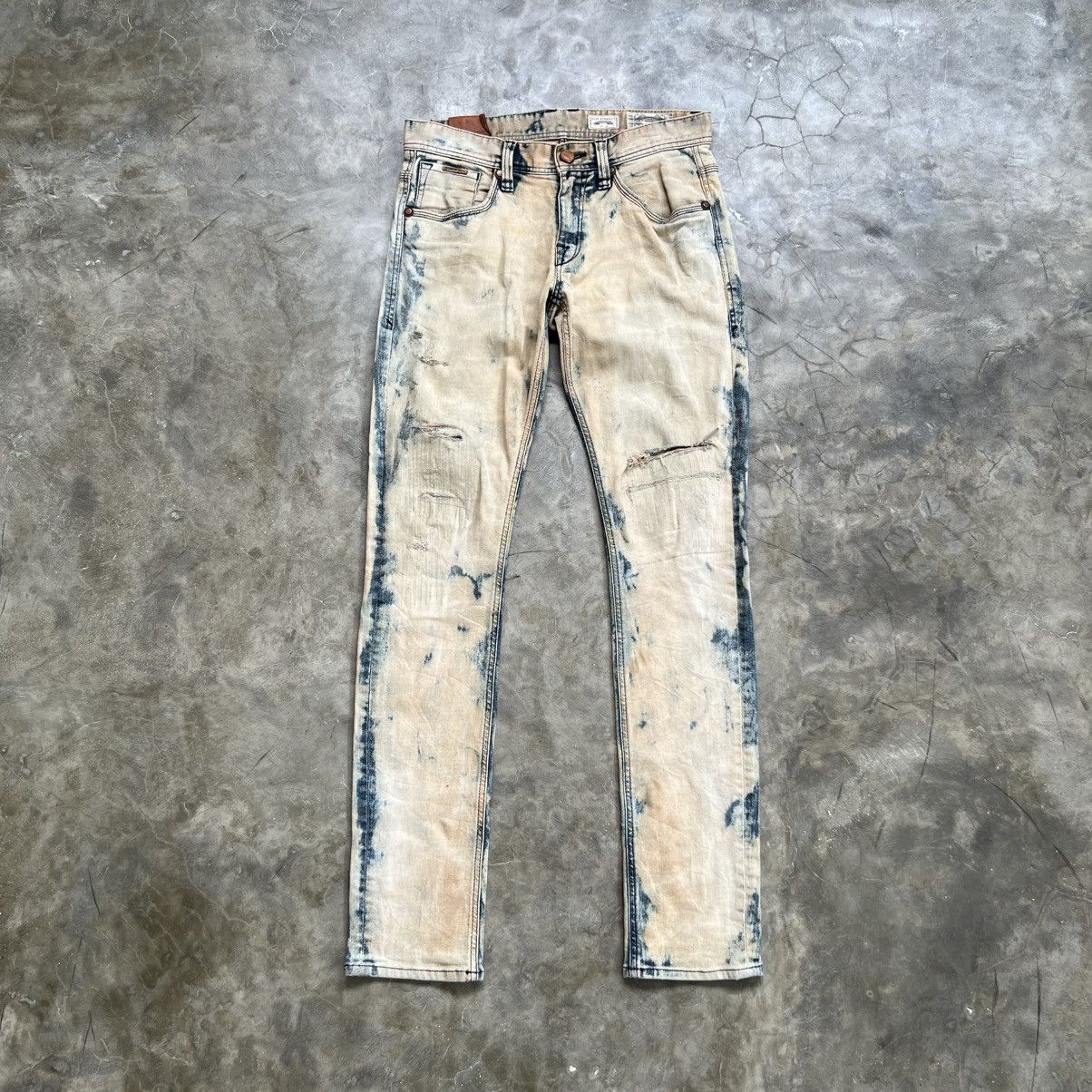 Kapital 2000s Buckaroo Kapital Style Boro Acid Wash Distressed Jeans Size US 31 - 1 Thumbnail