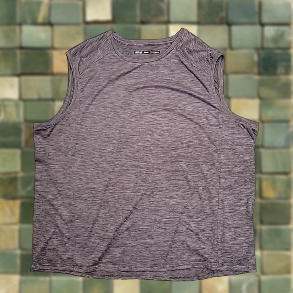 Vintage REI Shirt Men 2XL Gray Heather Tank Top Performance Stretch Wicking Outdoors Tee Sleeveless Pullover Crew Neck Gym Hiking Running Walking Logo Size US XXL / EU 58 / 5 - 1 Thumbnail