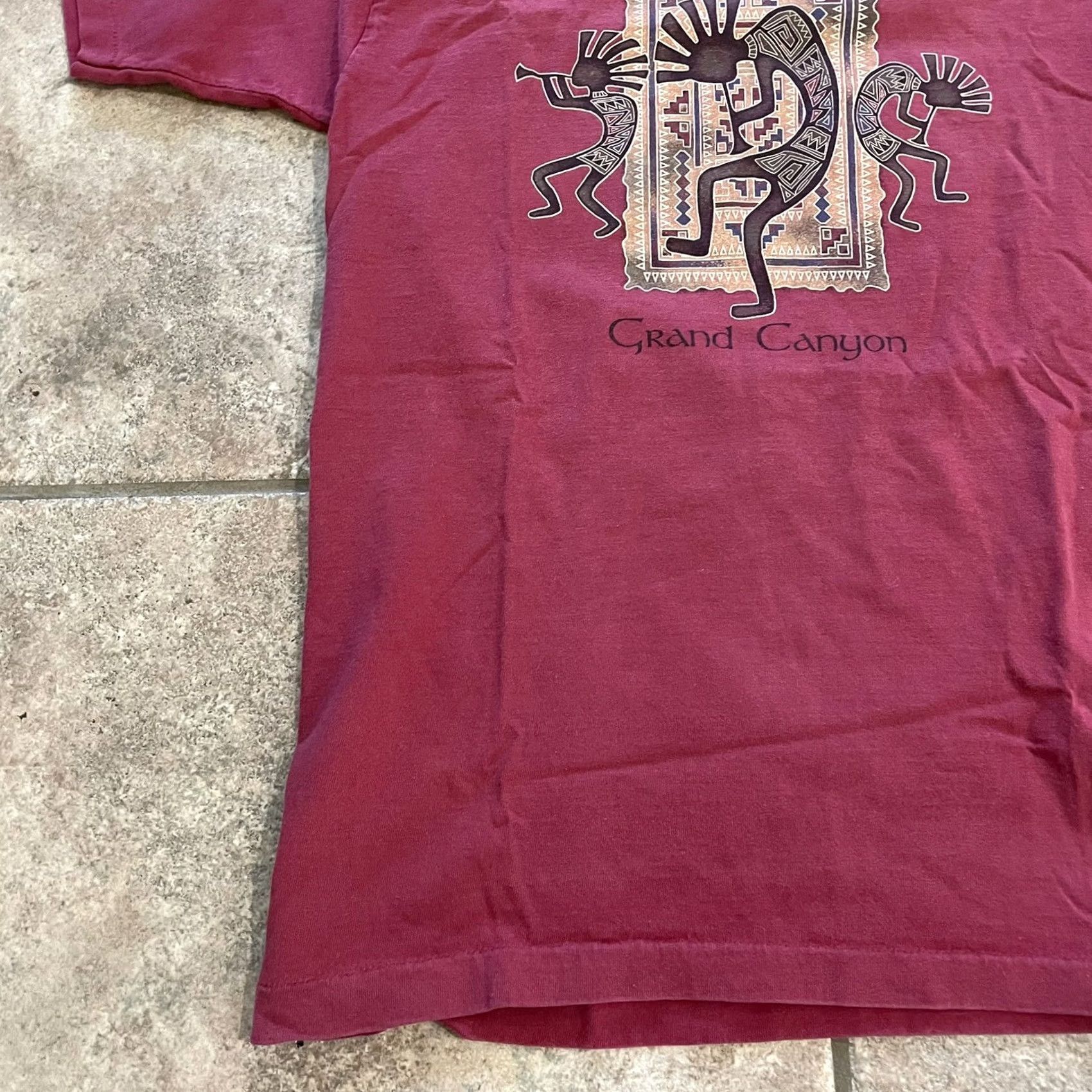 Vintage VINTAGE Prairie Mountain GRAND CANYON Tee Size M red cotton USA graphic VTG Mens Size US M / EU 48-50 / 2 - 3 Thumbnail