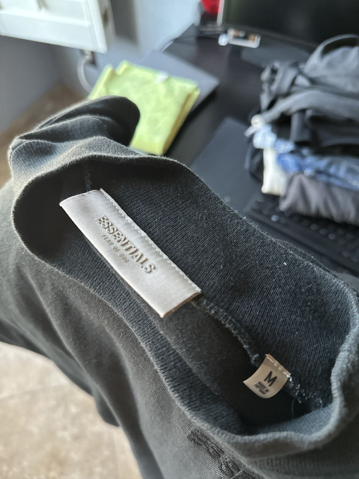 Essentials × Fear of God Fear of God Essentials Black Long Tee Size US M / EU 48-50 / 2 - 4 Thumbnail