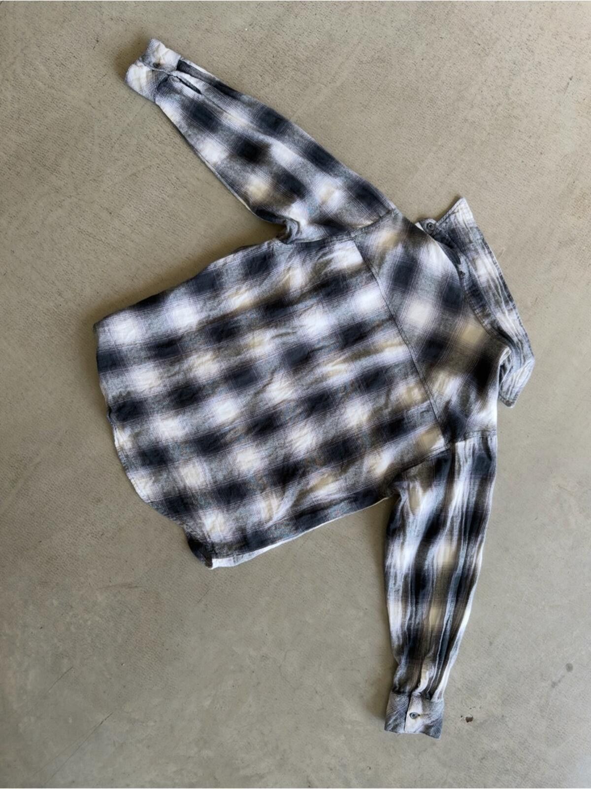 Other Stradivarius / Plaid Button Down / Black White Size XS / US 0-2 / IT 36-38 - 8 Thumbnail