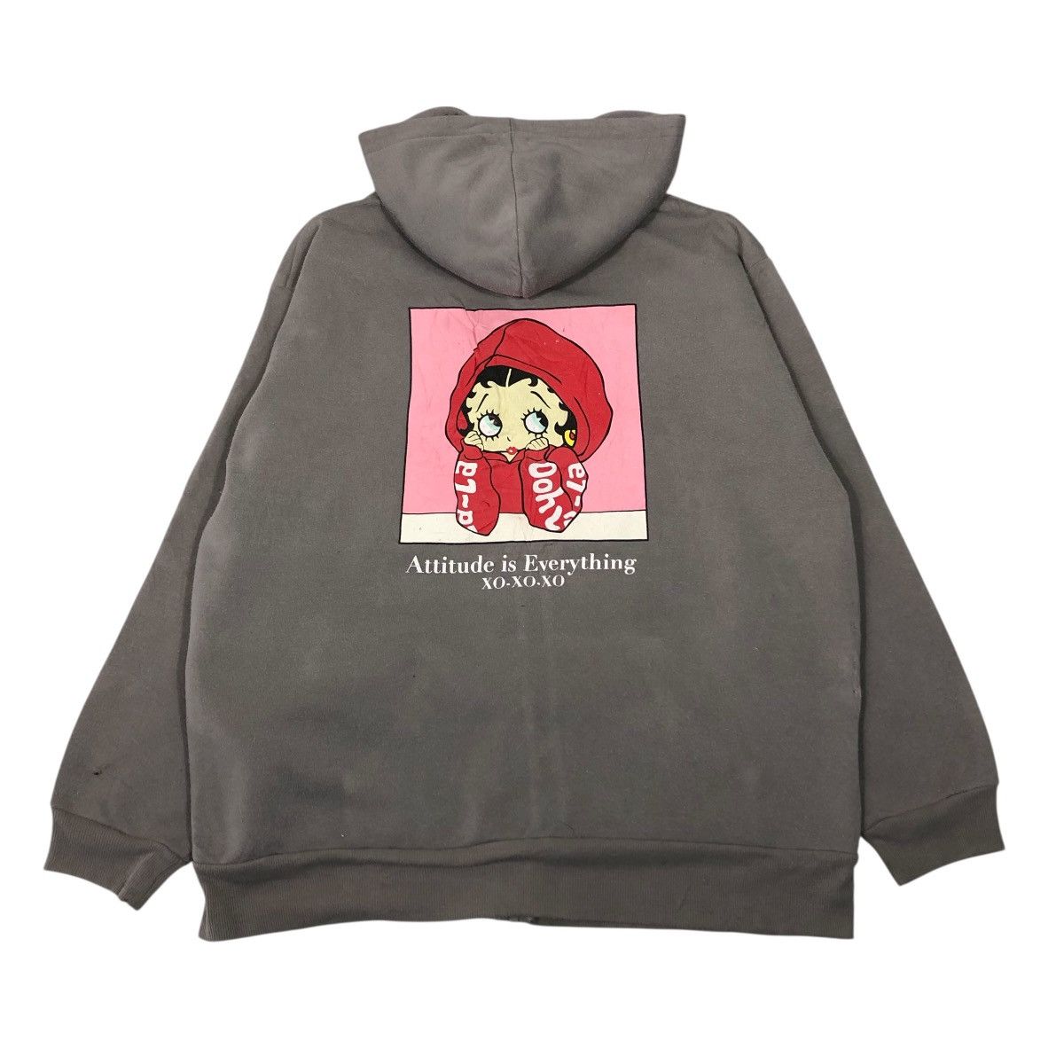 Japanese Brand 📌Zipper Hoodie Denifits X Betty Boop Big Logo Size US L / EU 52-54 / 3 - 1 Thumbnail