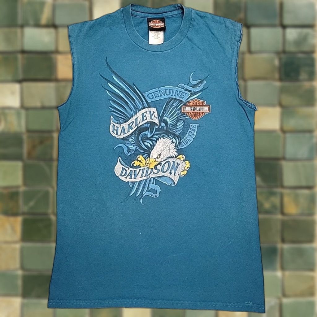 Harley Davidson VINTAGE Harley-Davidson Shirt Mens S Blue Eagle Fresno California Mathews Shirt Mens S Blue Eagle Fresno California Mathews Size US S / EU 44-46 / 1 - 1 Thumbnail