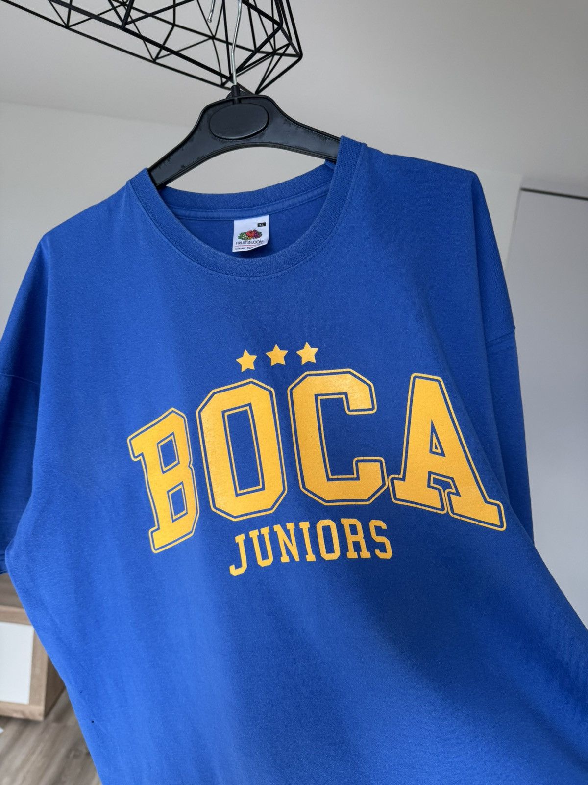 Vintage Vintage BOCA Juniors Fan Shirt y2k blokecore maradona CABJ Size US XL / EU 56 / 4 - 4 Thumbnail