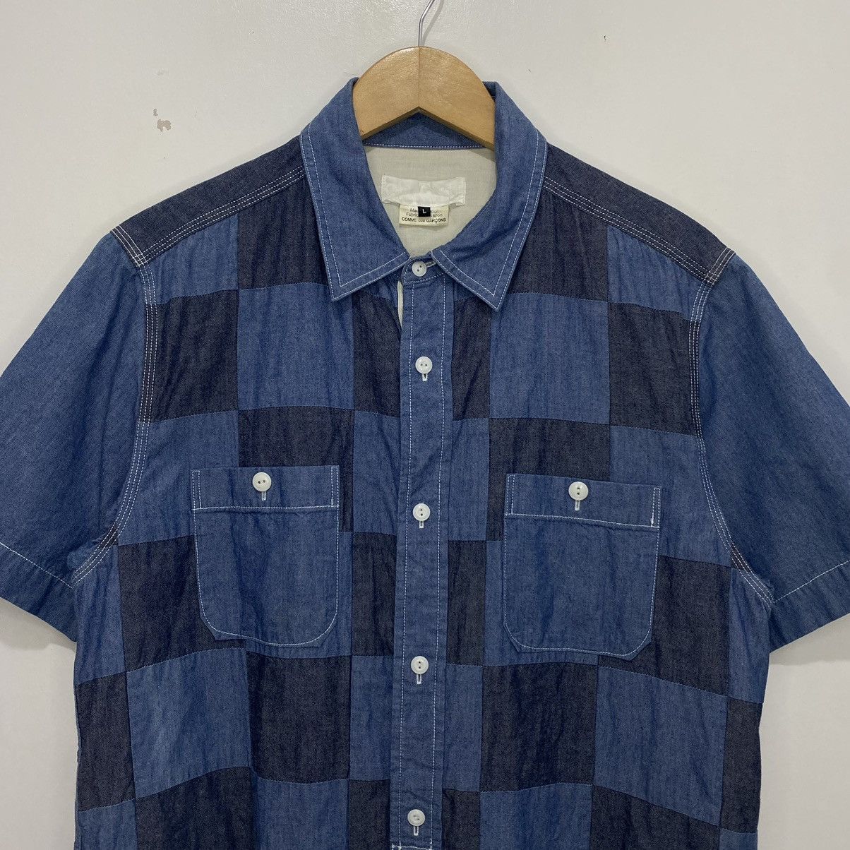 Comme des Garcons × Ganryu Ganryu Comme des Garcons Patchwork Polo Size US M / EU 48-50 / 2 - 3 Thumbnail