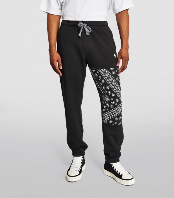 Marcelo Burlon o1mris0824 Relax Sweatpants in Black Size US 30 / EU 46 - 5 Thumbnail