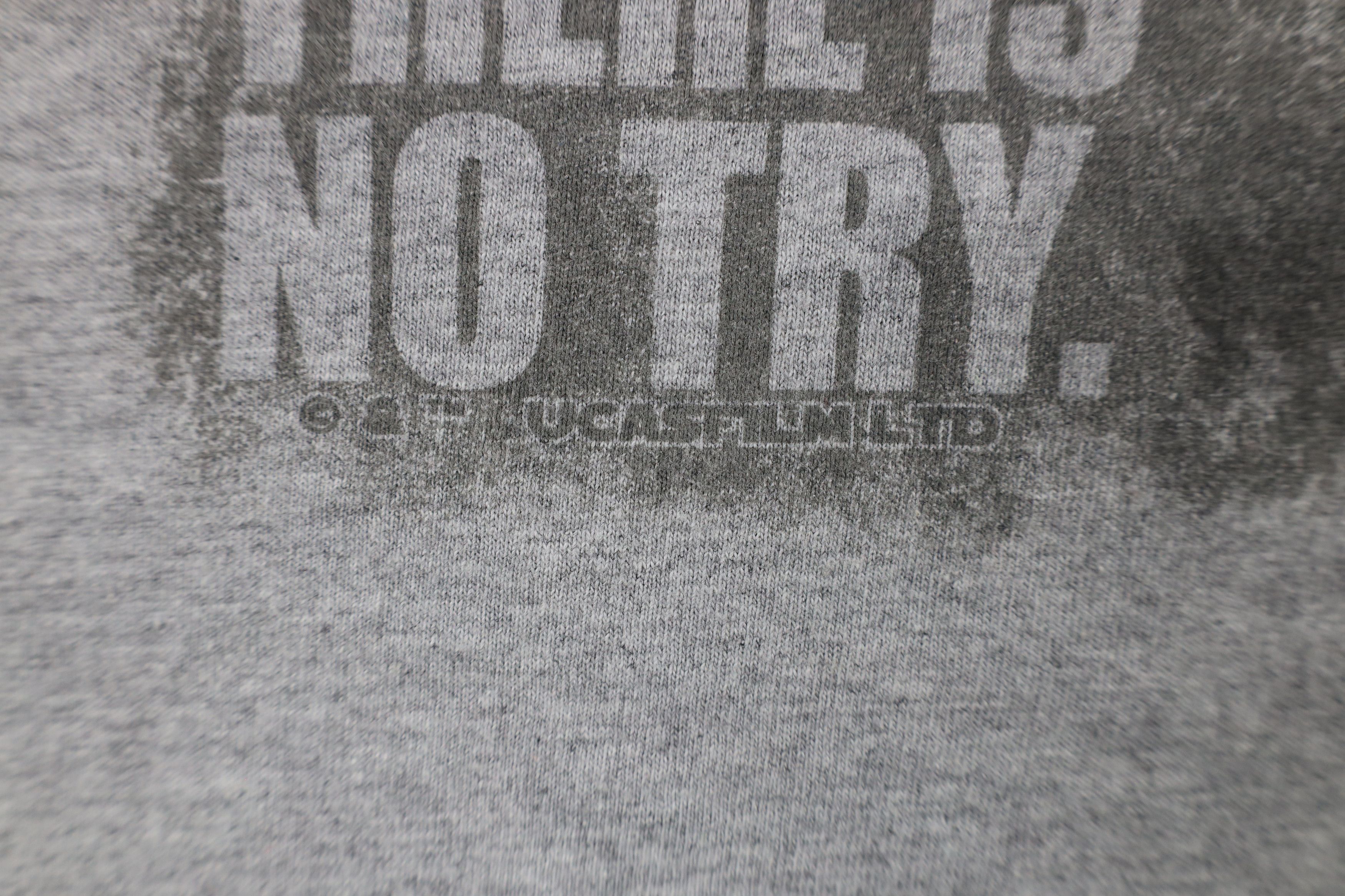 Vintage Vintage Star Wars Yoda University Long Sleeve T-Shirt Gray Size US XL / EU 56 / 4 - 7 Thumbnail