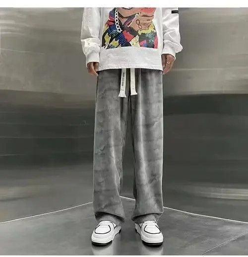 Japanese Brand Mibuki x Hioki High Street Vintage Loose Casual Pants Gray Size US 33 - 3 Thumbnail