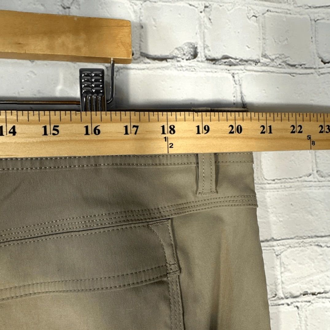 Prana prAna Zion Pants Mens 40 Brown Breathe Stretch Nylon Pants Hiking Outdoors L32 Chino Inseam 32 Men Tan Gray Size US 40 / EU 56 - 5 Thumbnail