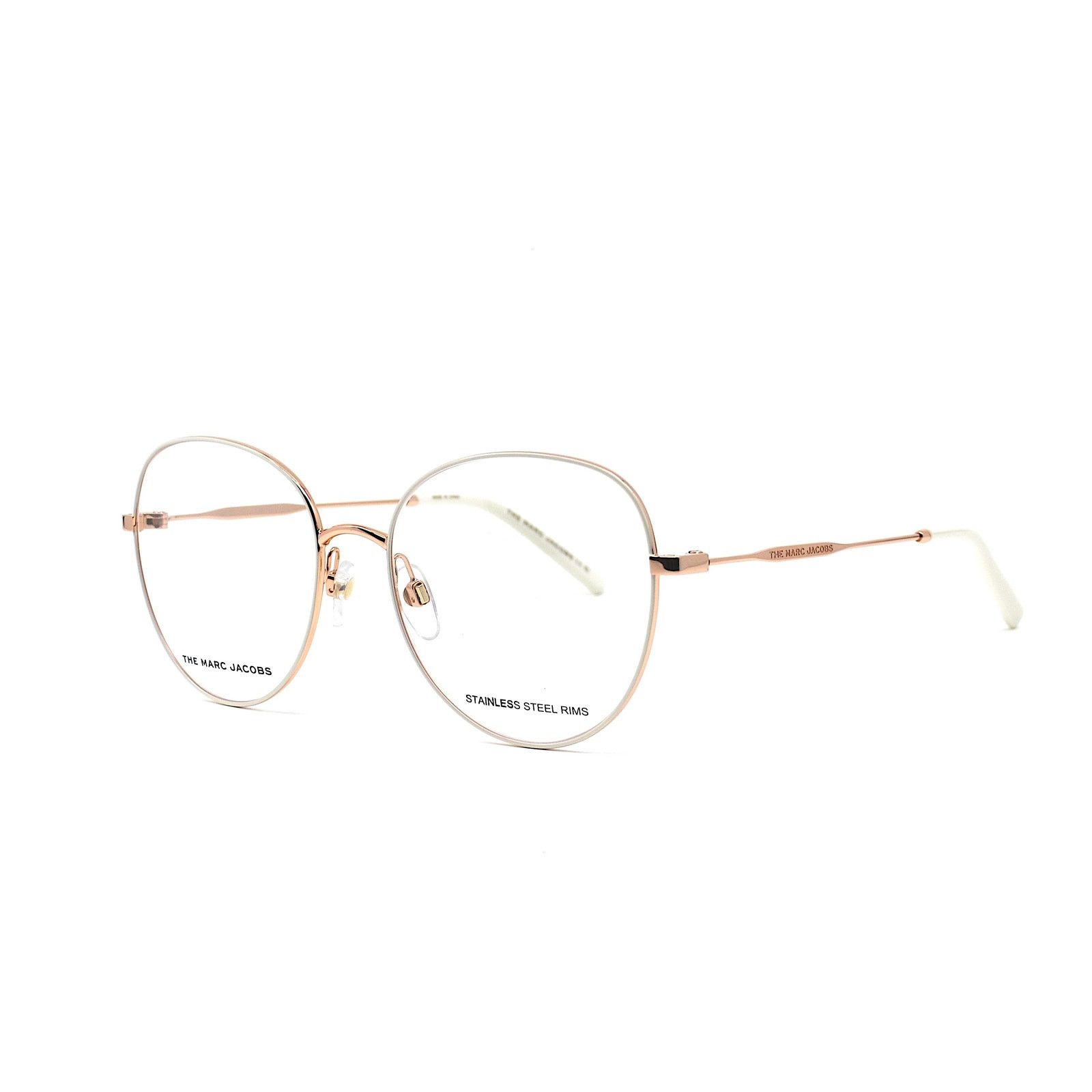 Marc Jacobs NEW MARC JACOBS MARC590 Y3R GOLD IVORY EYEGLASSES FRAME Size ONE SIZE - 4 Thumbnail