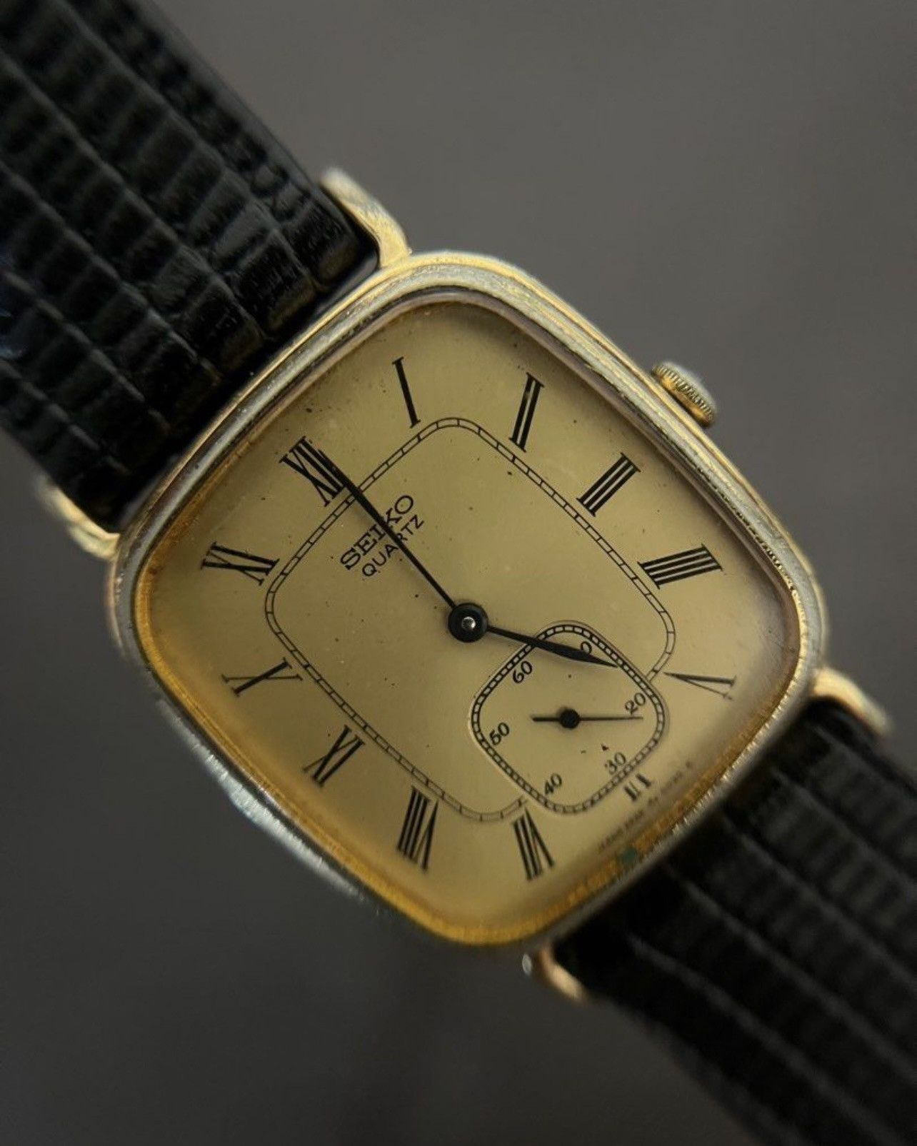 Seiko × Vintage Vintage SEIKO TANK 6431-5030 Japan Quartz Men's