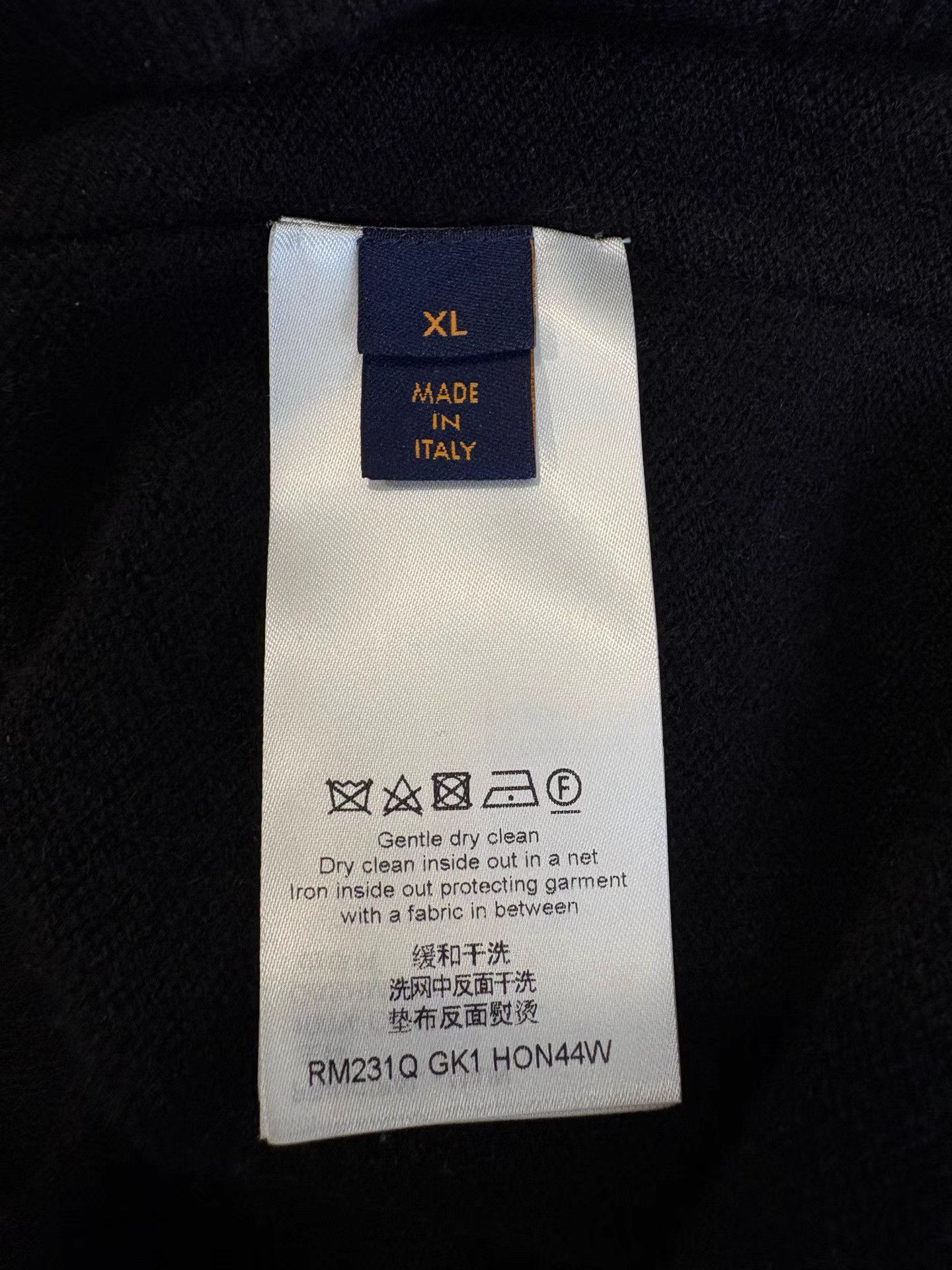 Louis Vuitton LOUIS VUITTON Cashmere Sweater With Cuff Logo K1 Size US XL / EU 56 / 4 - 4 Thumbnail