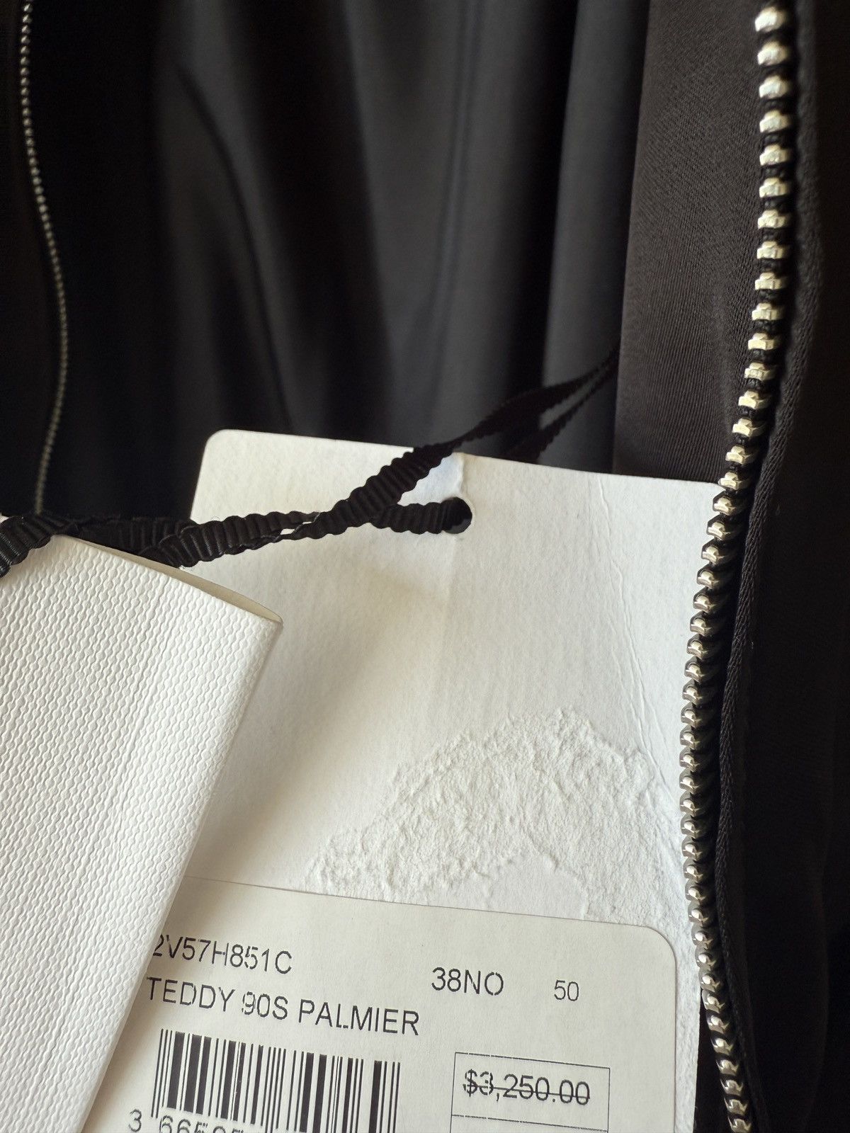 Celine × Hedi Slimane Celine Teddy Bomber Silk Studded Leather Palm Tree Size US M / EU 48-50 / 2 - 12 Thumbnail