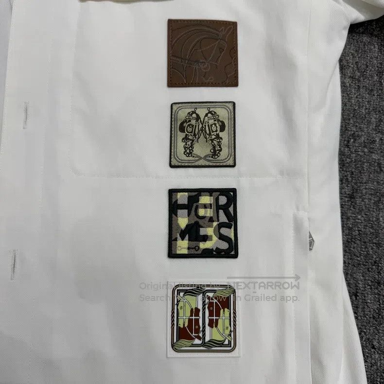 Hermes Hermes Patch Embroidered Warhorse Denim Shirt Size US M / EU 48-50 / 2 - 4 Thumbnail