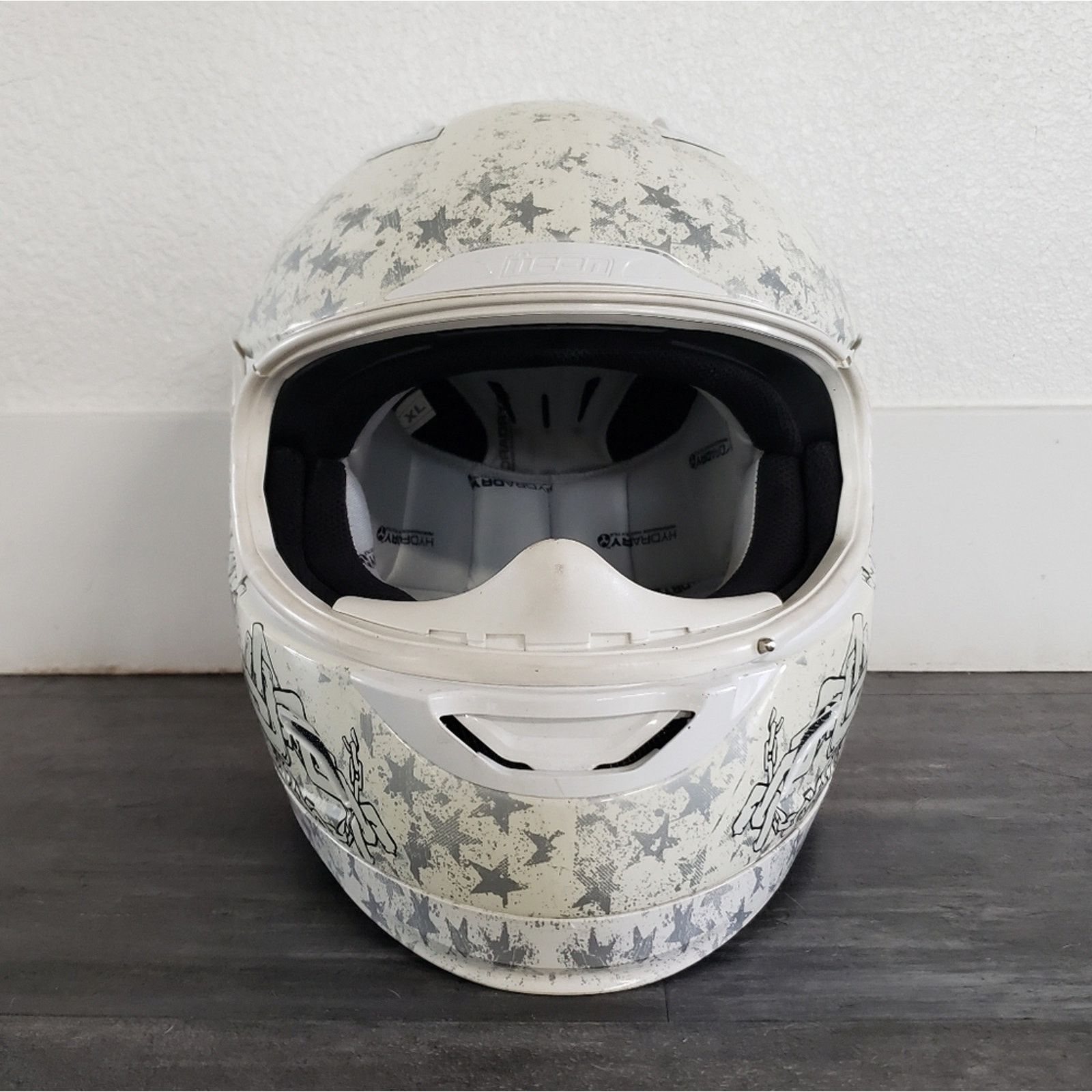 Other White | ICON | Alliance Torrent Full Face Motorcycle Helmet Size ONE SIZE - 3 Thumbnail