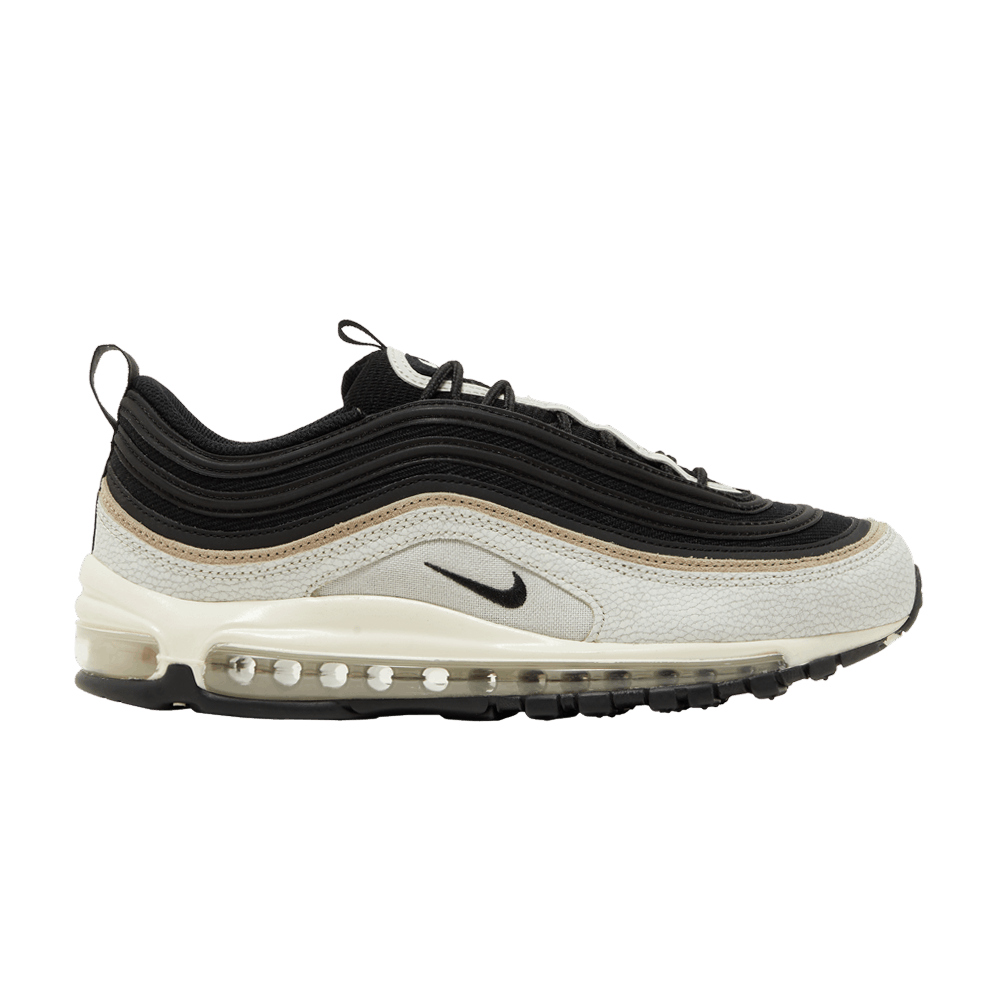 image of Nike Air Max 97 Se Light Bone Black Shoes, Men's (Size 8)