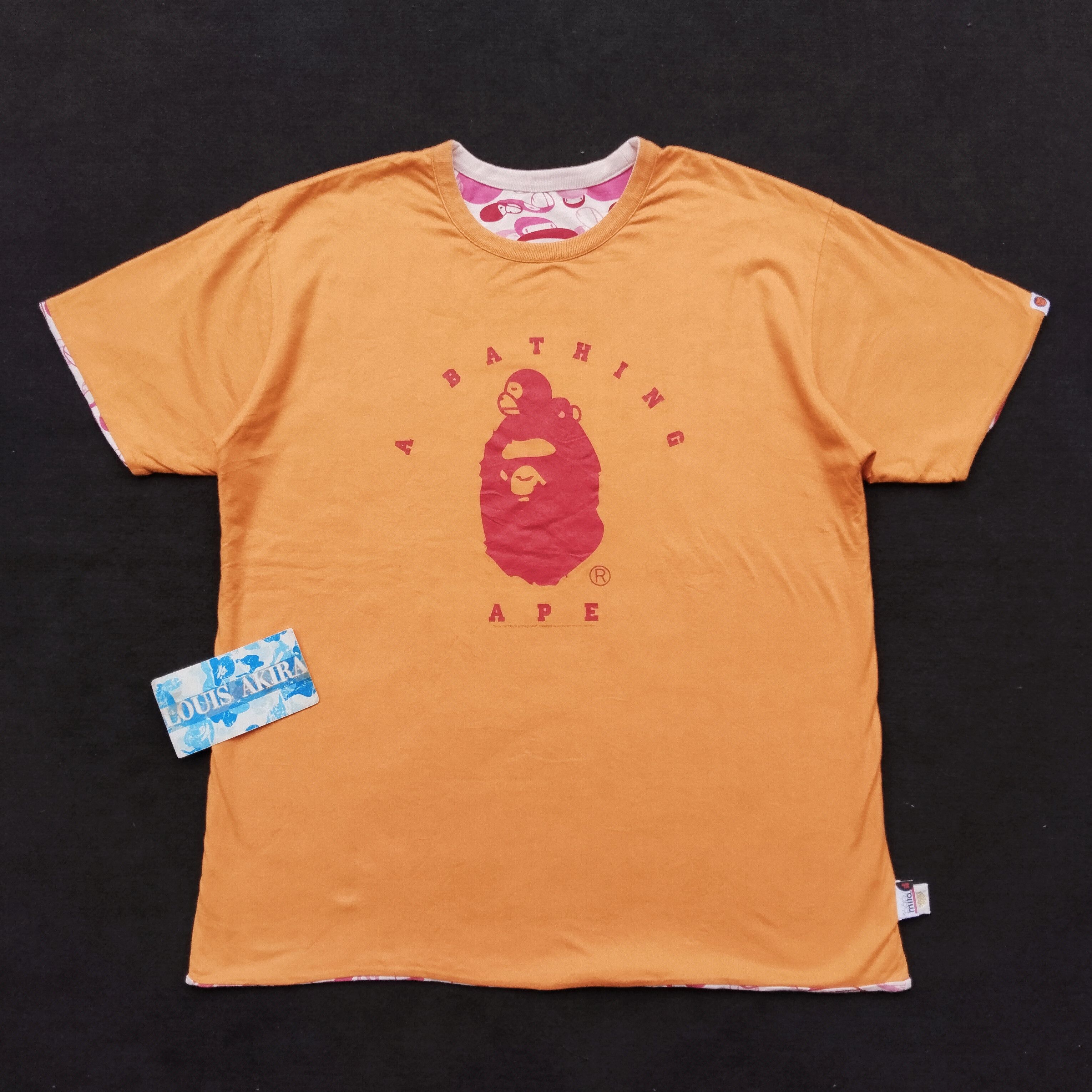 Bape 2007 Baby Milo Reversible Tee Size US XL / EU 56 / 4 - 6 Thumbnail