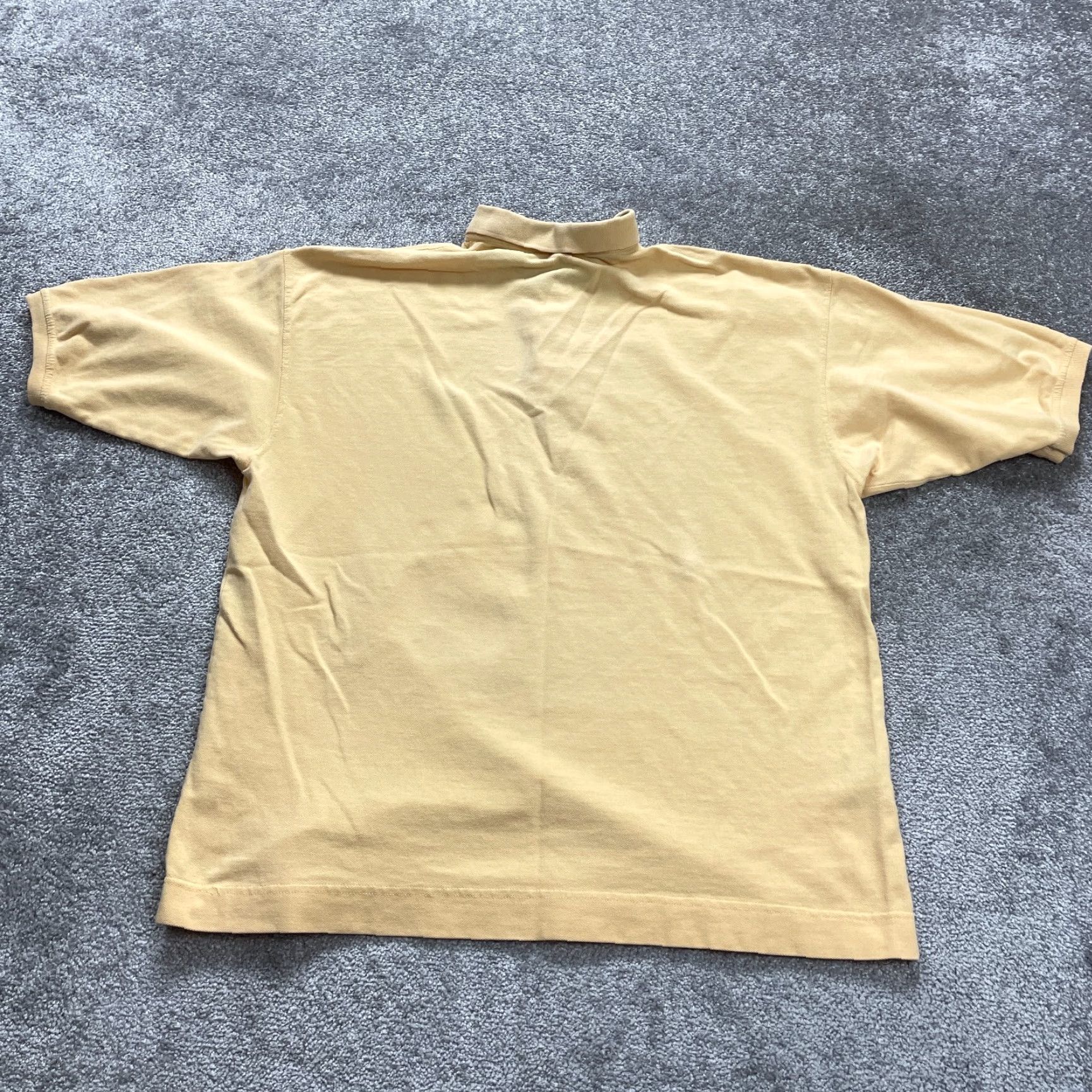 Bugle Boy Bugle Boy Polo Shirt Mens XXL Yellow Cotton Short Sleeve Collared Casual Shirt Size US XXL / EU 58 / 5 - 2 Thumbnail