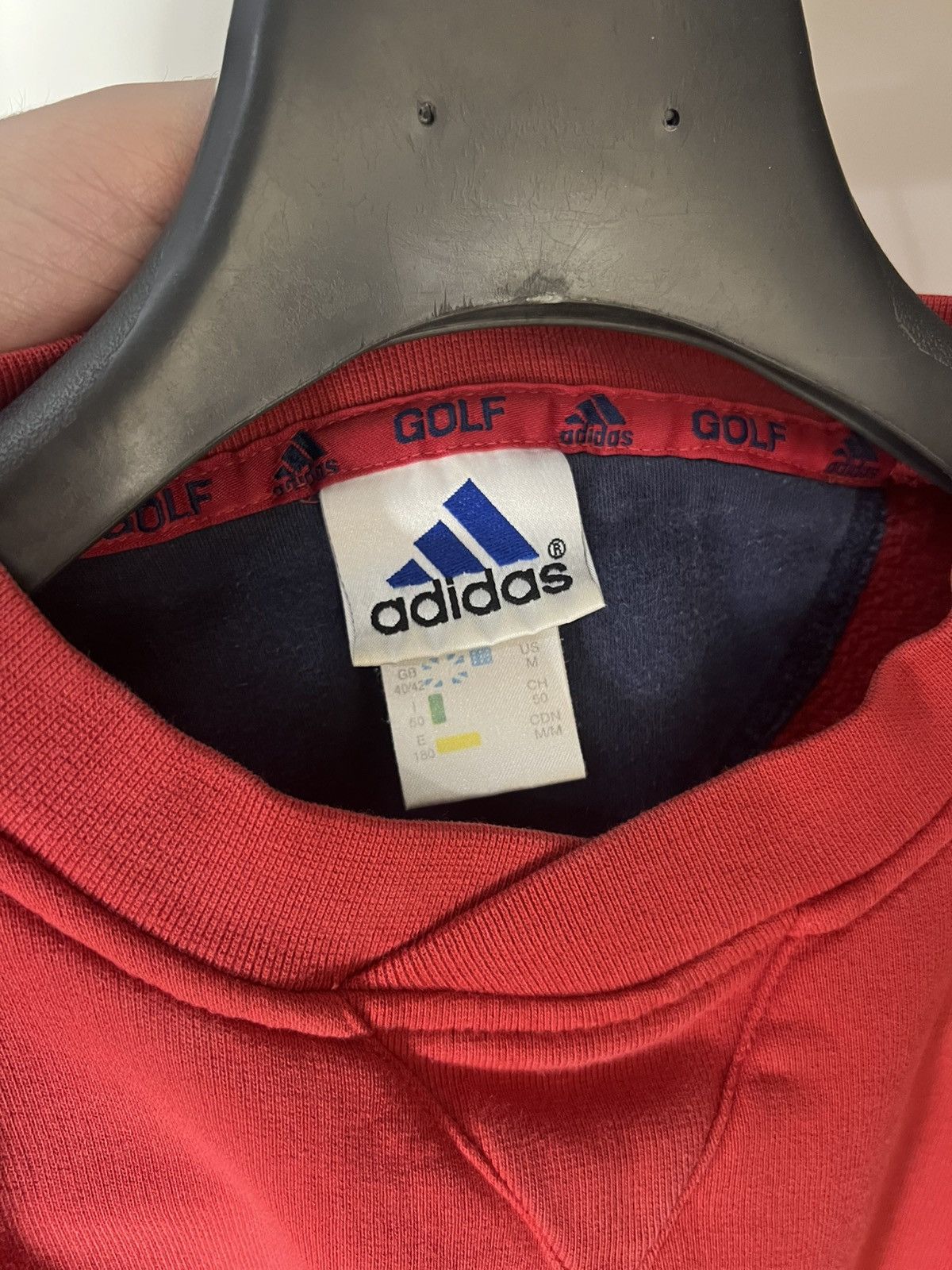 Adidas × Vintage VERY RARE ADIDAS EQUIPMENT GOLF BIG LOGO SWEATSHIRT RETRO Size US M / EU 48-50 / 2 - 4 Thumbnail