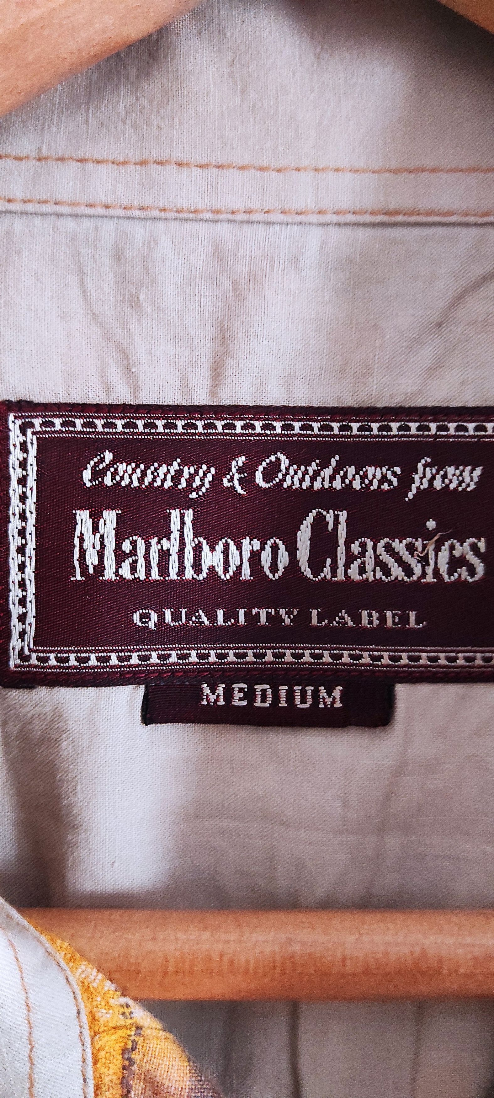 Marlboro × Marlboro Classics × Vintage Marlboro Classics Flannel Shirt 80s Heavy Textured Western Size US L / EU 52-54 / 3 - 13 Thumbnail