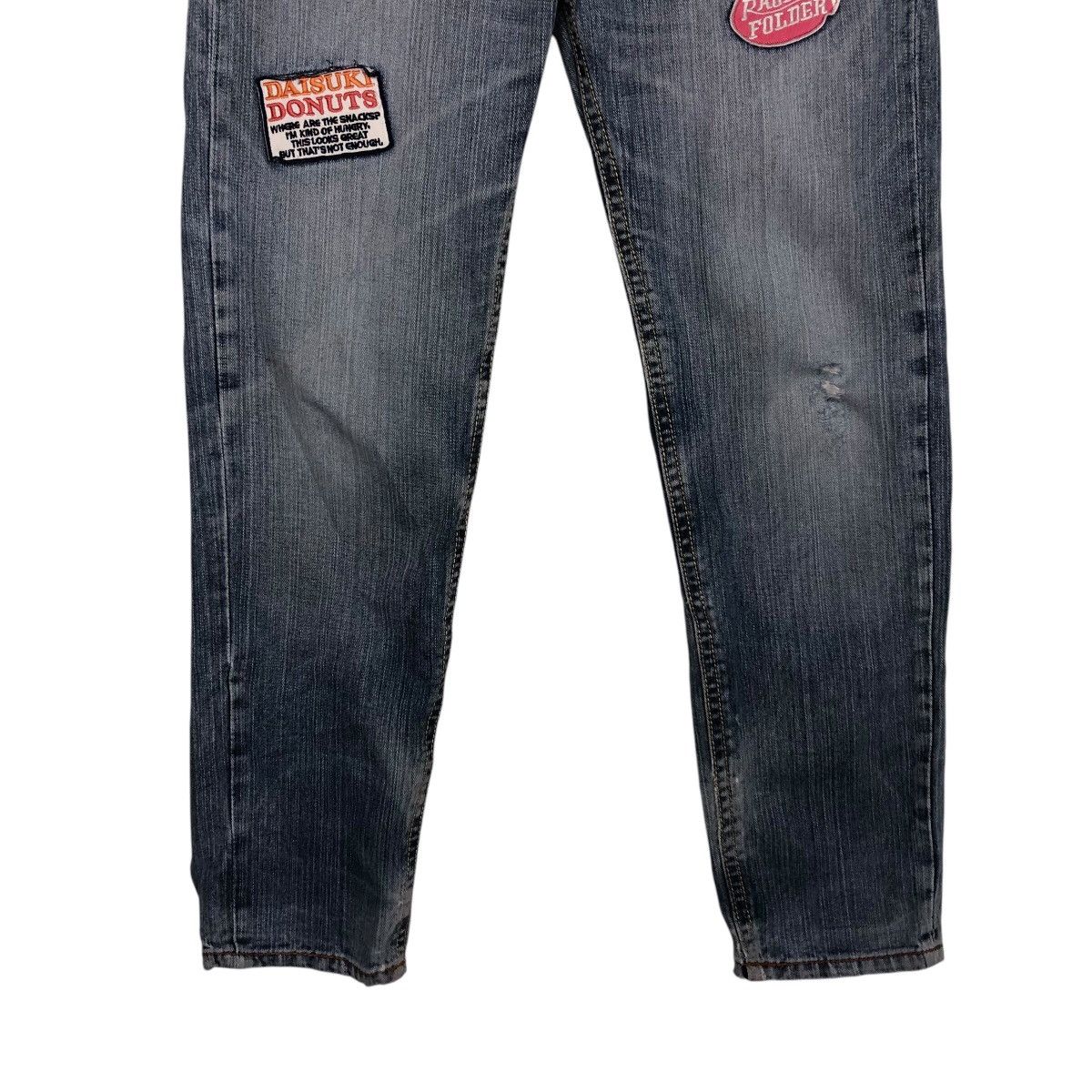 Hysteric Glamour 📌Vintage Distressed Denim Jeans Patchwork Design Full Print Size US 30 / EU 46 - 5 Thumbnail
