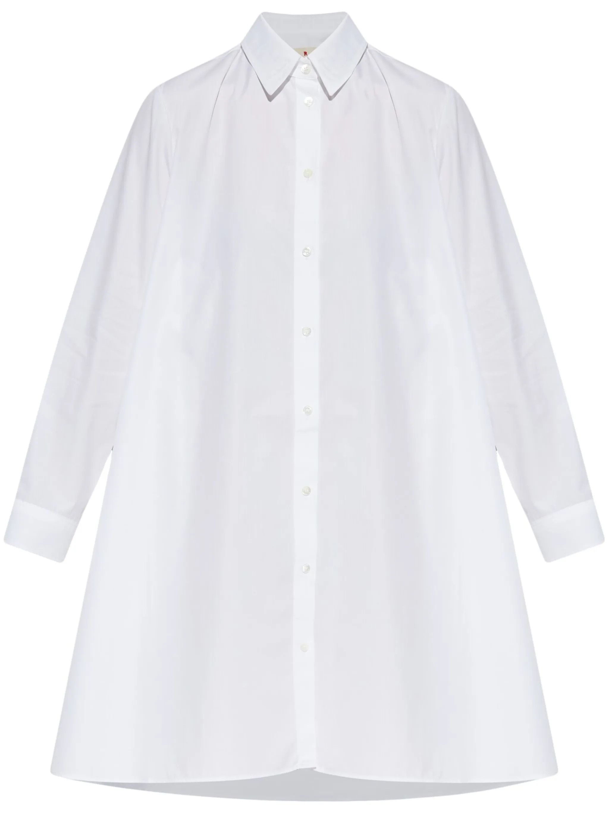o1s22i1n0525 Cotton Midi Dress in White