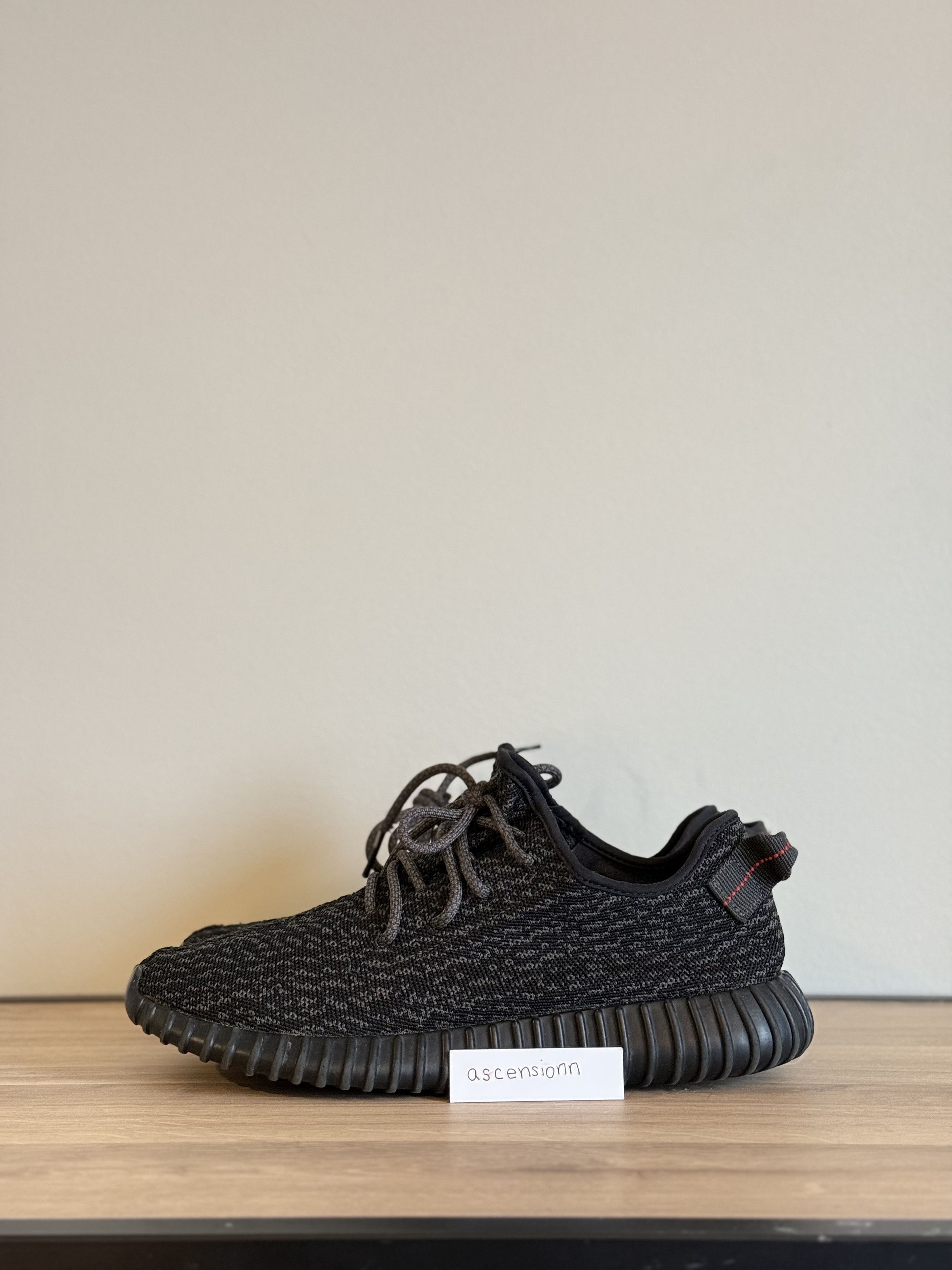 Adidas × Kanye West adidas Yeezy Boost 350 Pirate Black (2015) Size US 9.5 / EU 42-43 - 1 Thumbnail