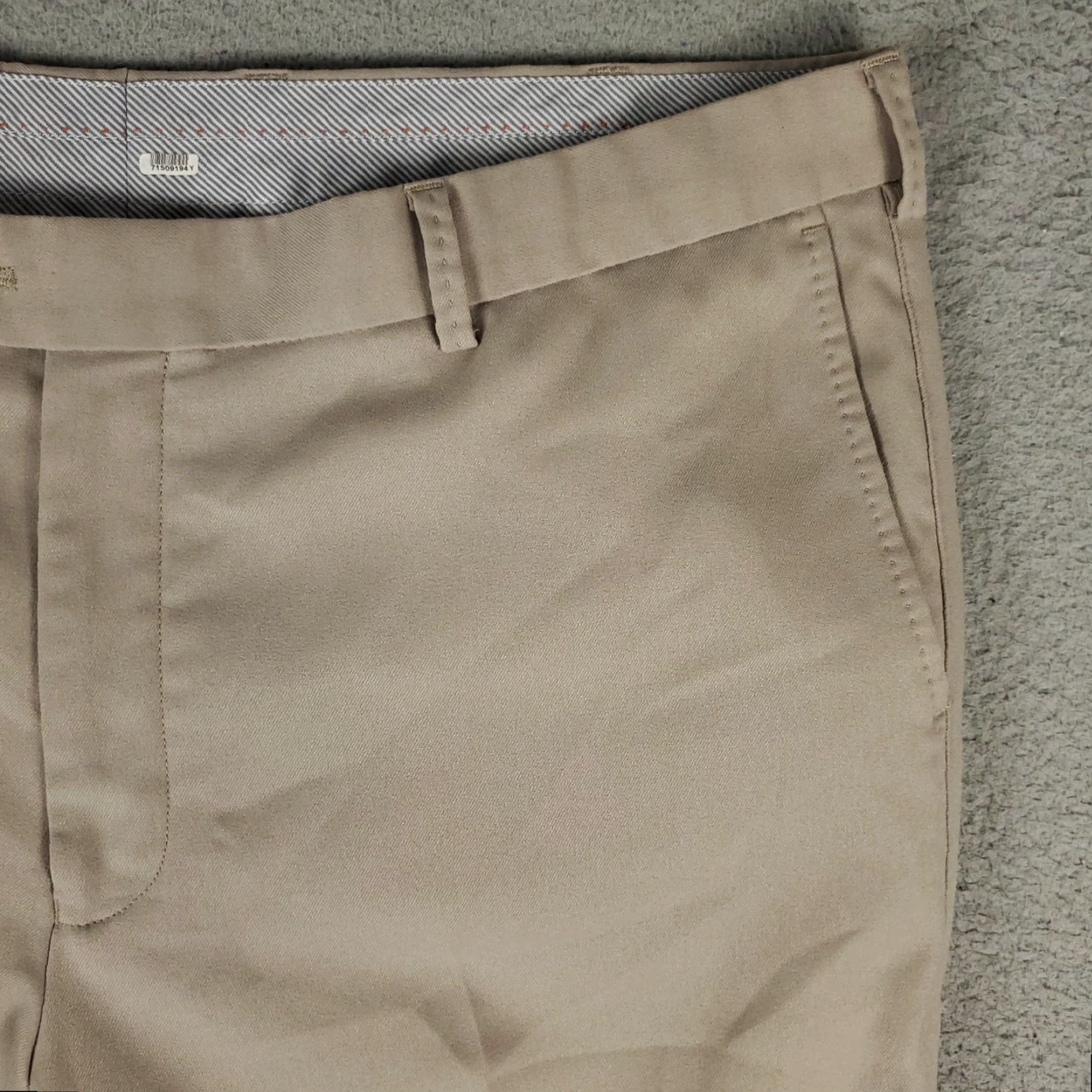 Peter Millar Peter Millar Pants Mens 38x27 Beige Crown Sport Slash Pockets Chino Trousers Size US 38 / EU 54 - 3 Thumbnail