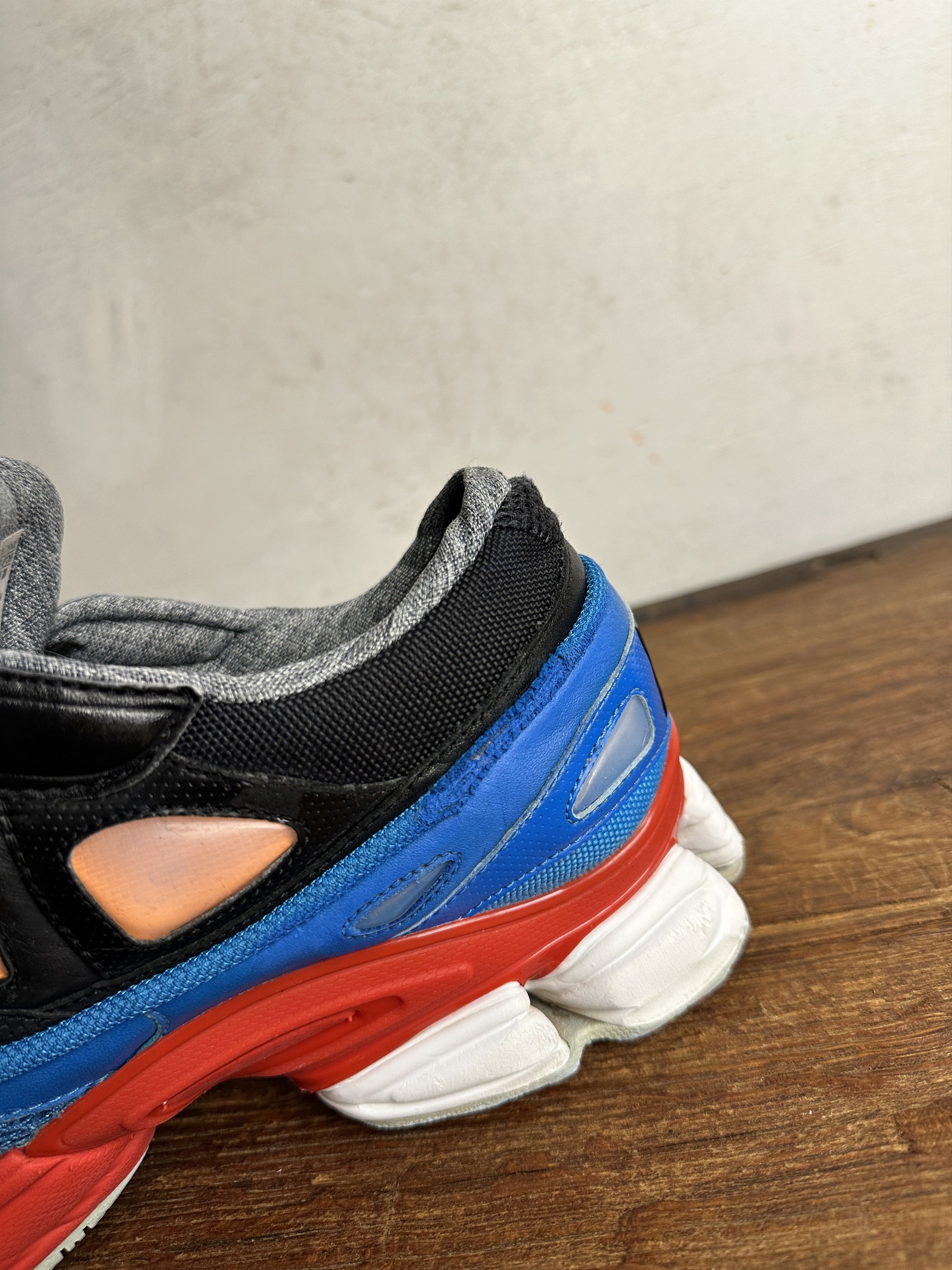 Adidas × Raf Simons Adidas x Raf Simons Ozweego 2 Black Red Orange Sneakers Size US 11 / EU 44 - 13 Thumbnail
