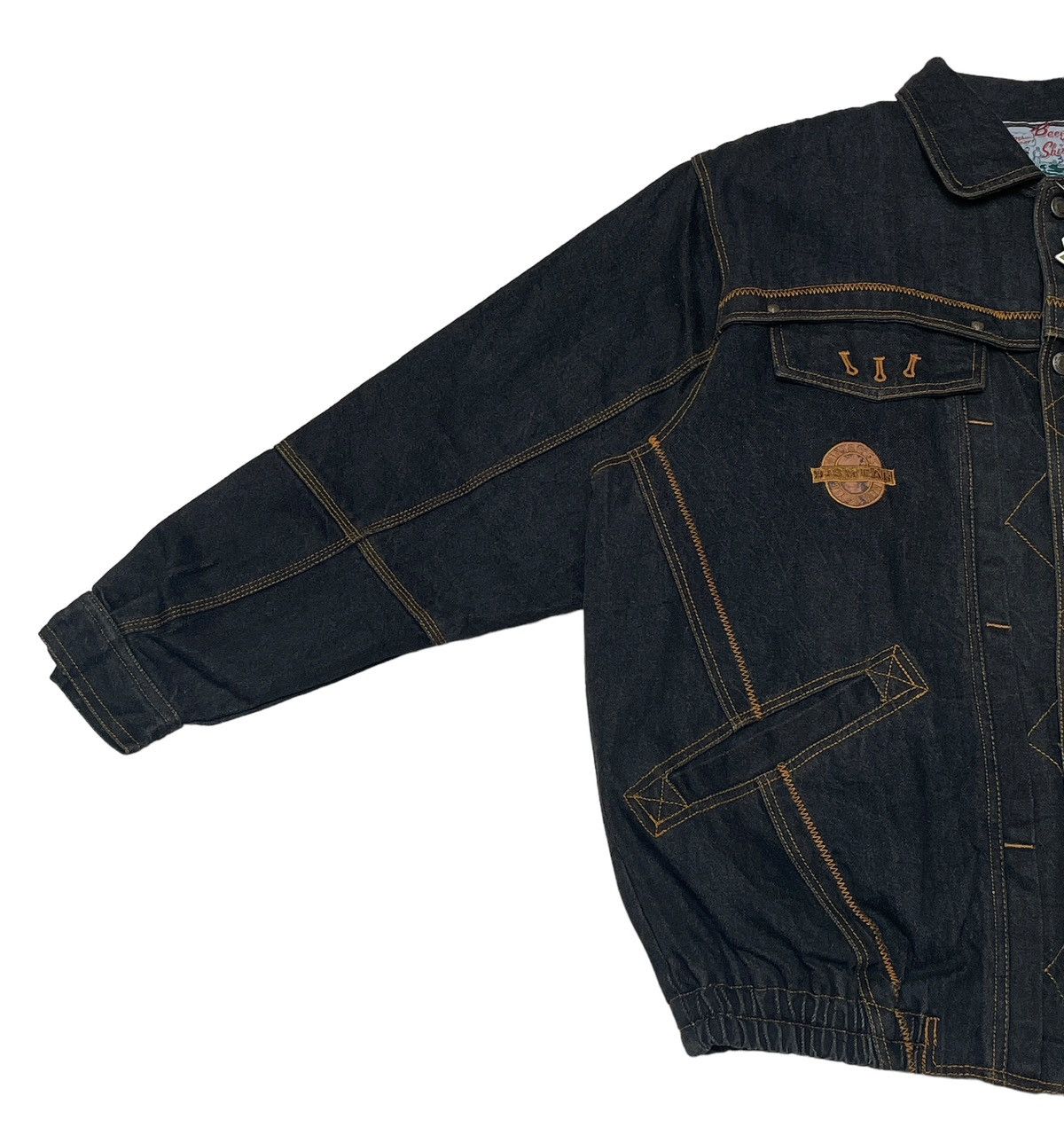 Japanese Brand × Vintage Vintage Beei Jyi Shing Trucker Denim Jacket 2000s Size US M / EU 48-50 / 2 - 6 Thumbnail