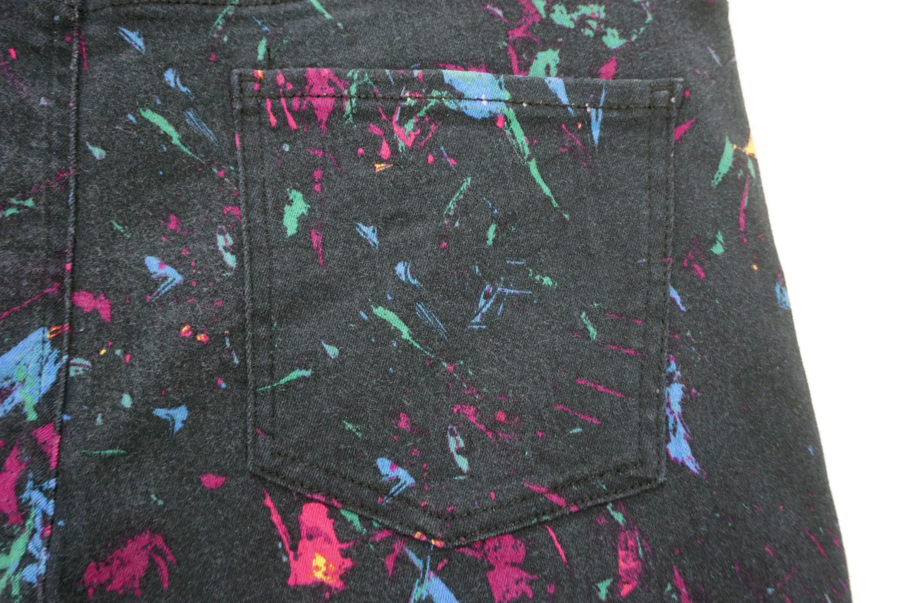 Desigual Paint Splashed Pants fit W32xL26.5 Desigual Cropped Jorts Size 32" / US 10 / IT 46 - 8 Thumbnail