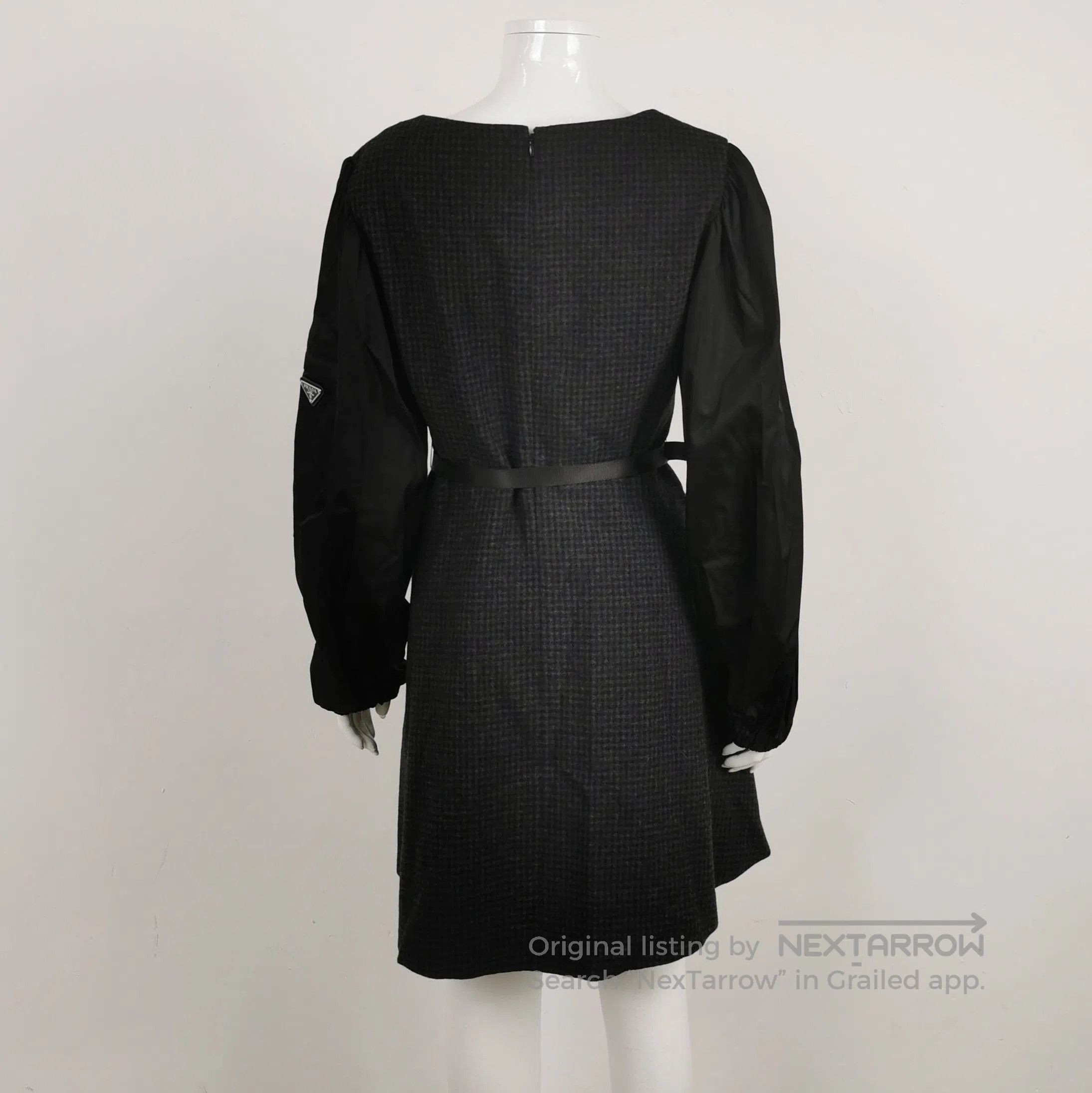 Prada Prada Wool Blend Colorblocked Dress . Size US 42 / EU 58 - 2 Thumbnail