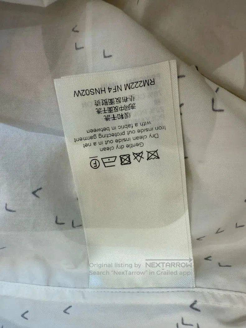 Louis Vuitton Louis Vuitton White Logo Print Long Sleeve Shirt. Size US XS / EU 42 / 0 - 5 Thumbnail
