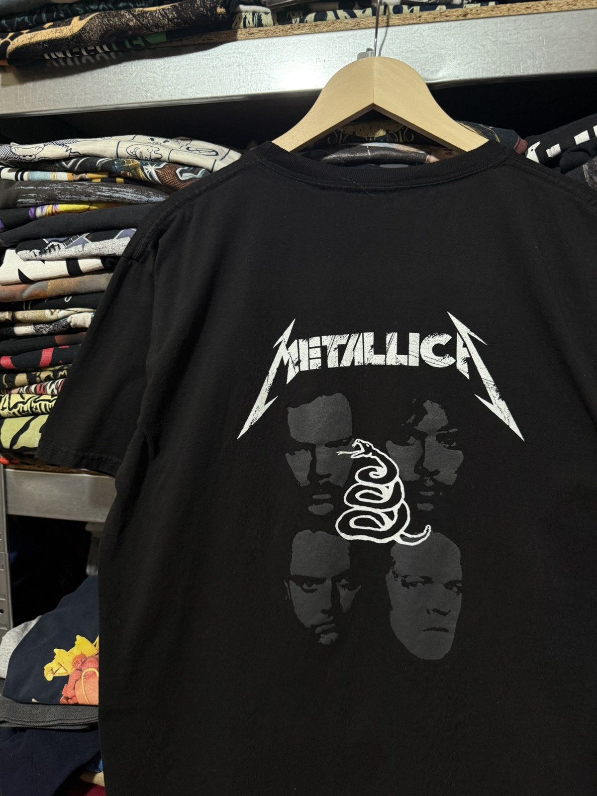 Band Tees Vintage 2000’s Metallica Black Album Rock Band T-Shirt Y2K Size US XL / EU 56 / 4 - 4 Thumbnail