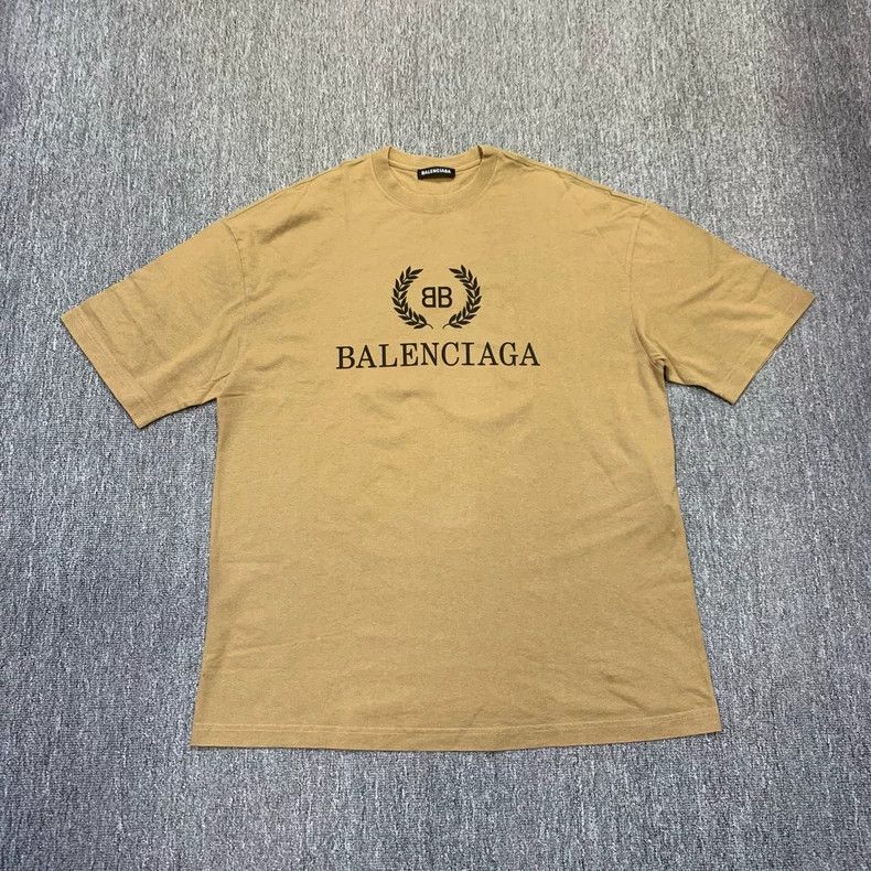 Balenciaga Khaki wheat-ear short sleeve