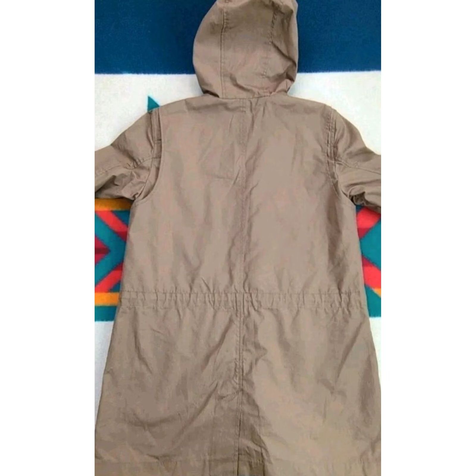 Filson VINTAGE Filson Tin Cloth Trench Coat Parka Jacket Full Zip Made In USA Womens Small Olive Grey Size S / US 4 / IT 40 - 8 Thumbnail