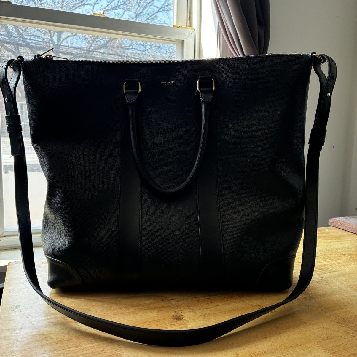 Saint Laurent Paris Saint Laurent Classic Zip Leather Tote Size ONE SIZE - 3 Thumbnail