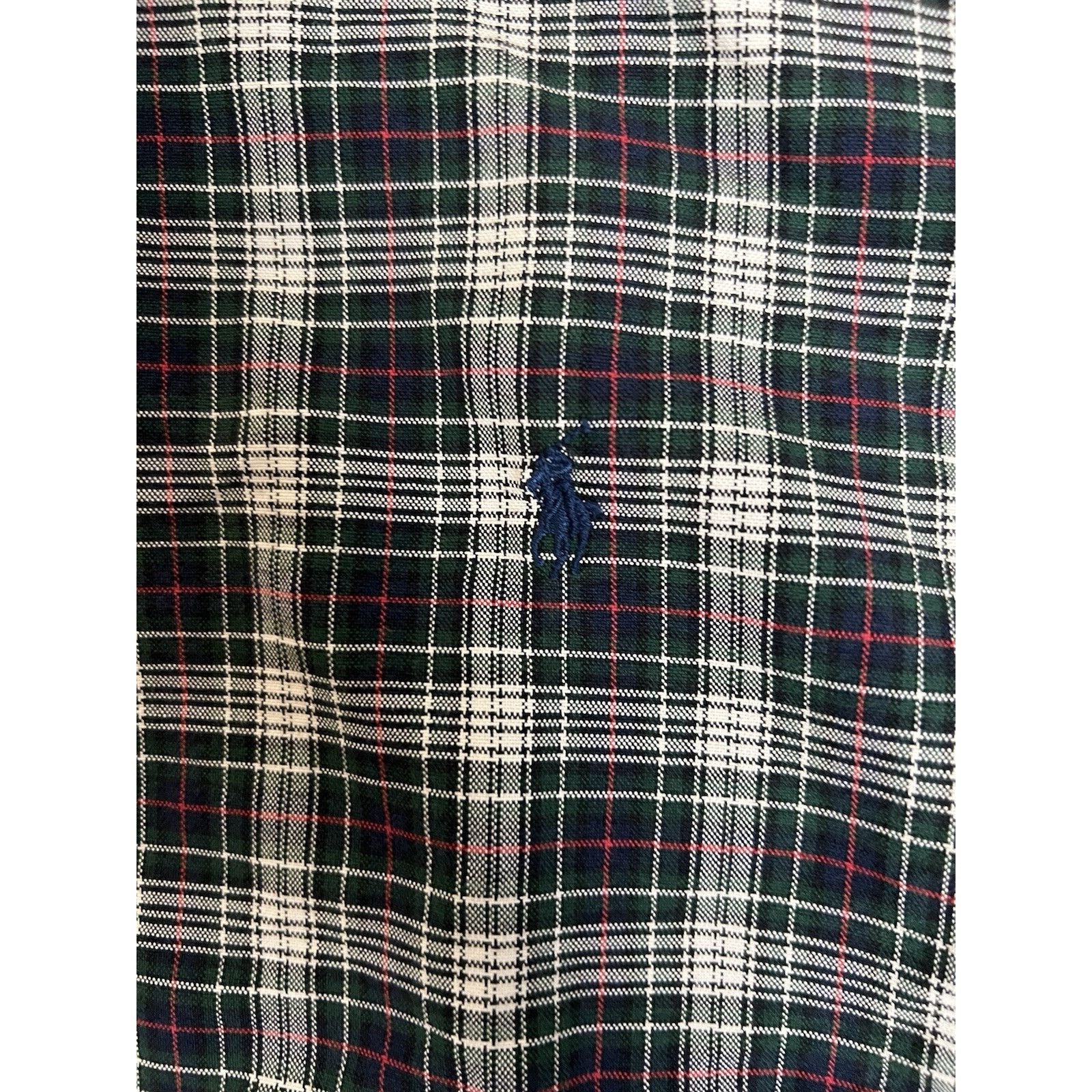 Polo Ralph Lauren Polo Ralph Lauren Long Sleeve Button Up Plaid Shirt Green Bl Size US M / EU 48-50 / 2 - 4 Thumbnail